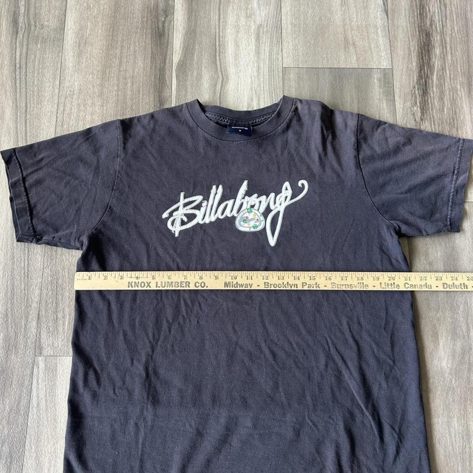 Billabong Vintage 90’s Billabong black surf tee Size M center hit Size US M / EU 48-50 / 2 - 5 Thumbnail
