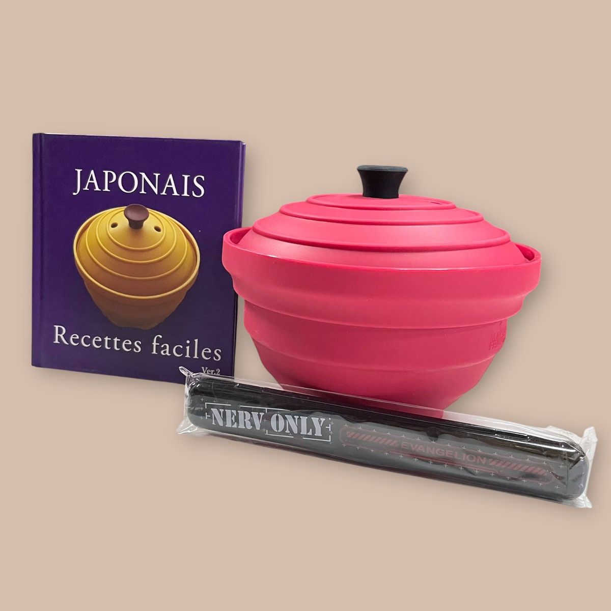 Anime Evangelion Rice Steamer with Chopsticks & Cooking Guide Size ONE SIZE - 5 Thumbnail