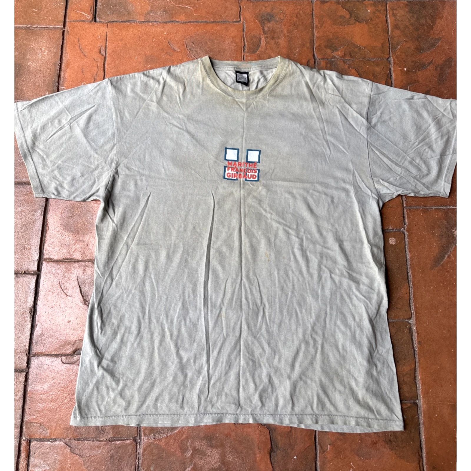Vintage VINTAGE Marithe + Francois Girbaud City Map T-Shirt Mens 2XL Gray Hip Hop Grunge Designer 90s Size US L / EU 52-54 / 3 - 2 Thumbnail