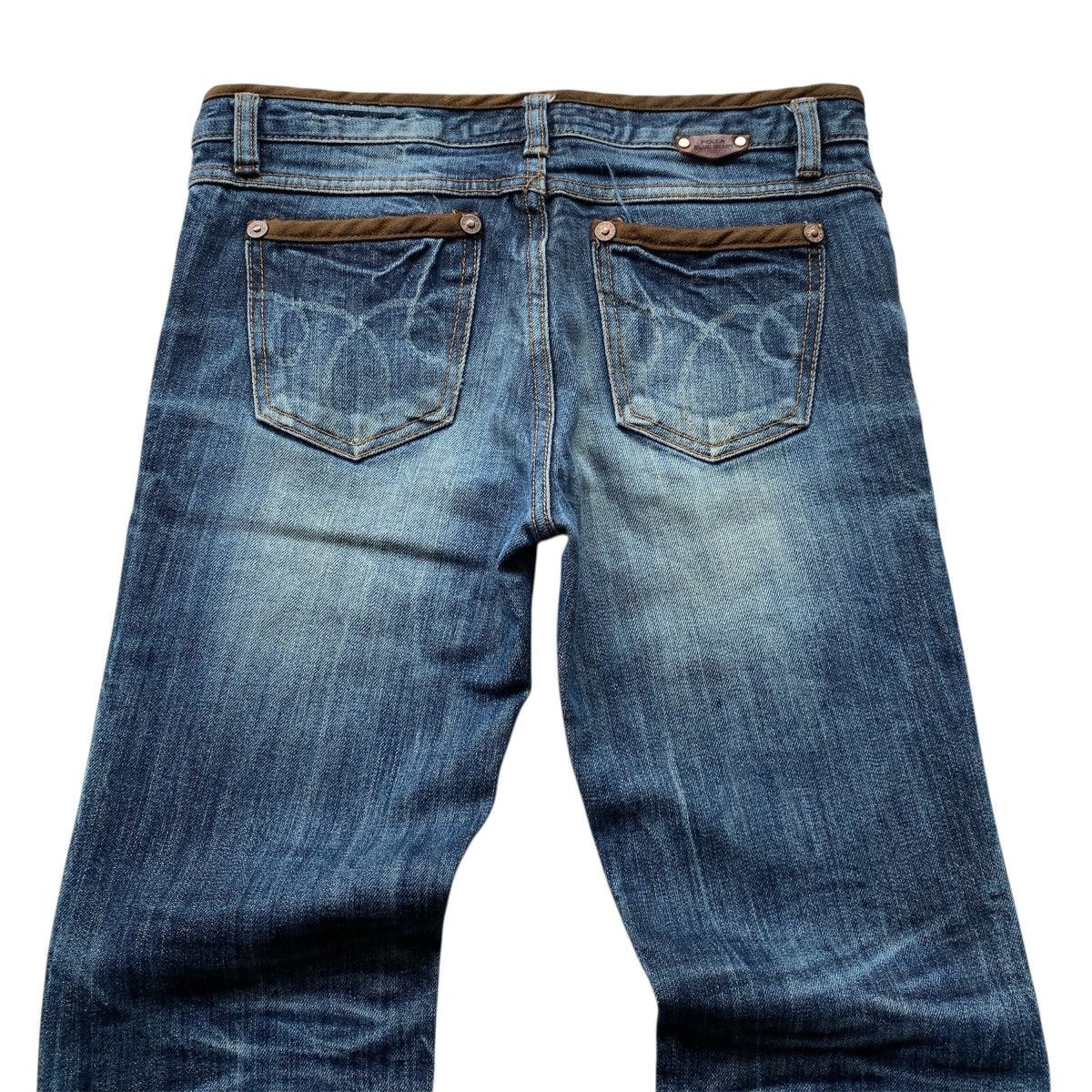 If Six Was Nine Piolla Distressed Clawmark ifsix LGB KMRII Flared Jeans Size US 29 - 10 Thumbnail