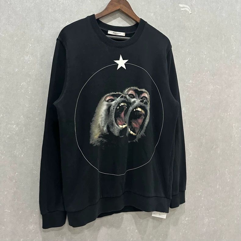 Givenchy Givenchy Classic black five star double monkey sweater, si Size US M / EU 48-50 / 2 - 3 Thumbnail