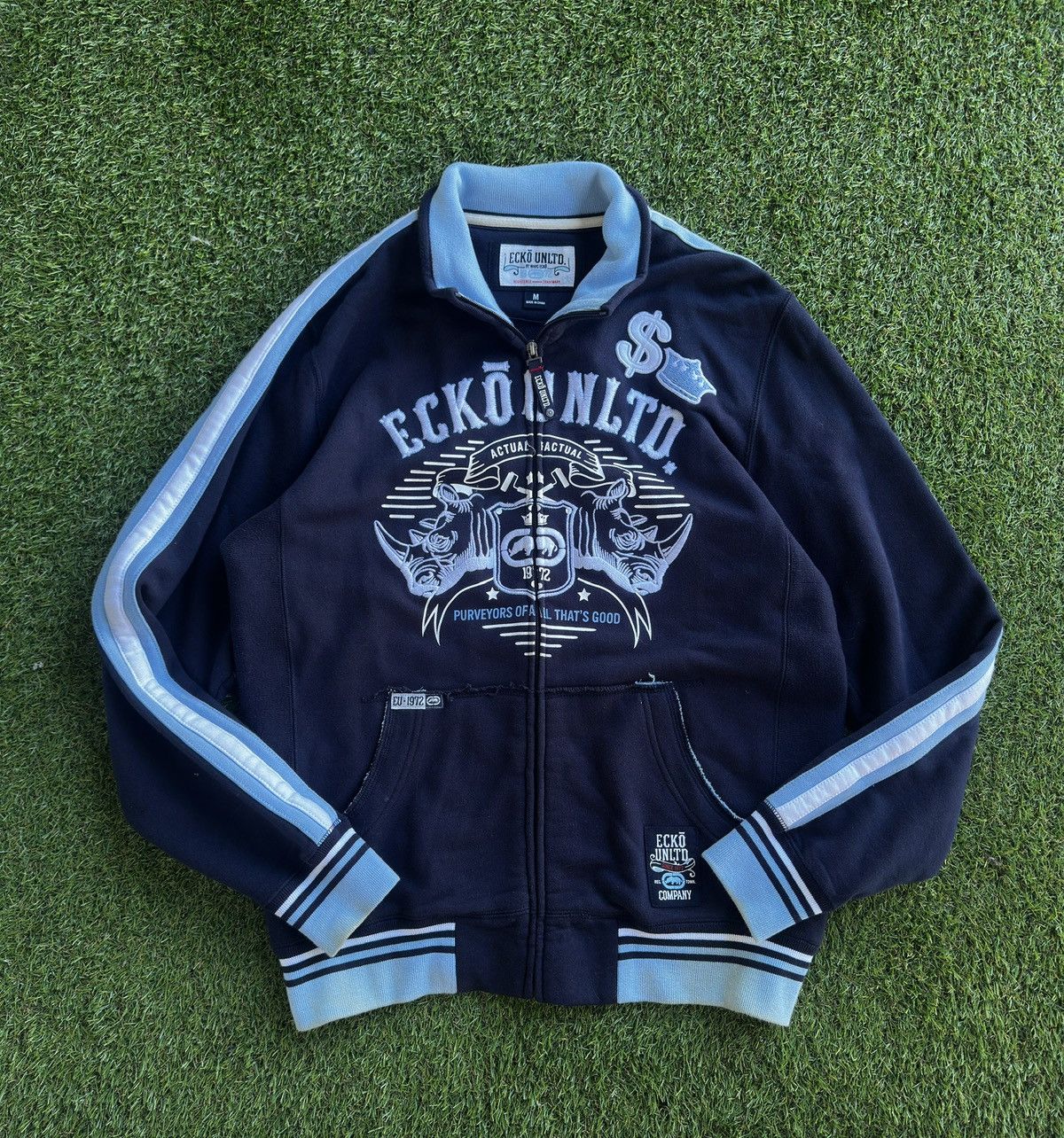 Ecko Unltd. Crazy Y2K Ecko Zip up Size US M / EU 48-50 / 2 - 1 Thumbnail