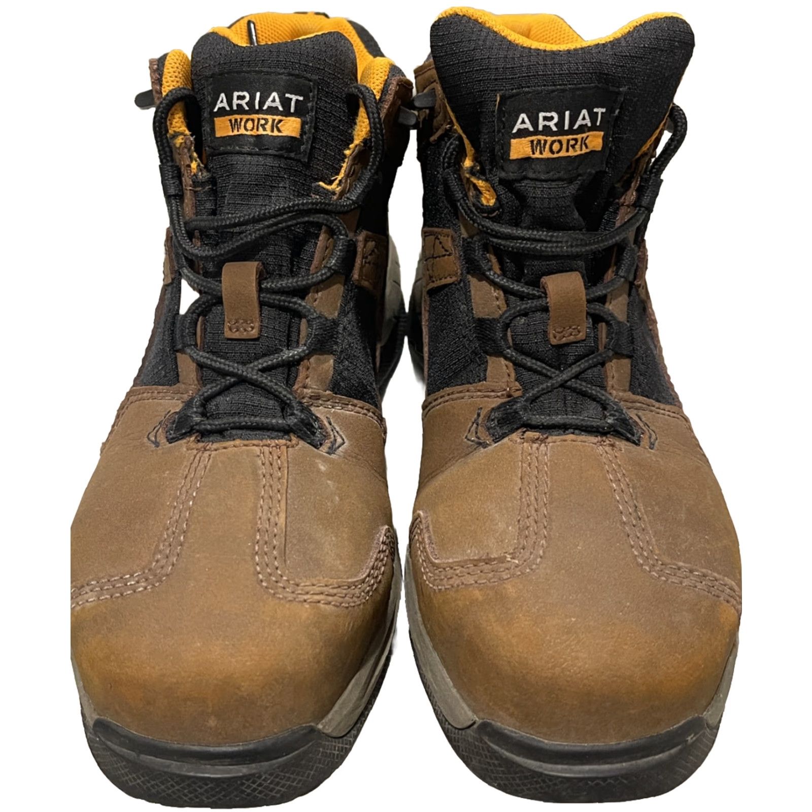 Ariat Ariat Contender Women's 6" Leather Work Boot Steel Toe Lace Up Brown Size 7.5 Boots Women Mens? Size US 7.5 / IT 37.5 - 3 Thumbnail