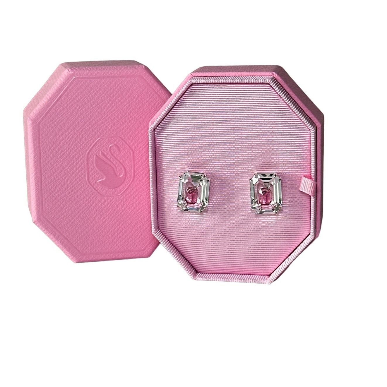 Swarovski Swarovski Chroma stud earrings Octagon cut, Pink Size ONE SIZE - 12 Thumbnail