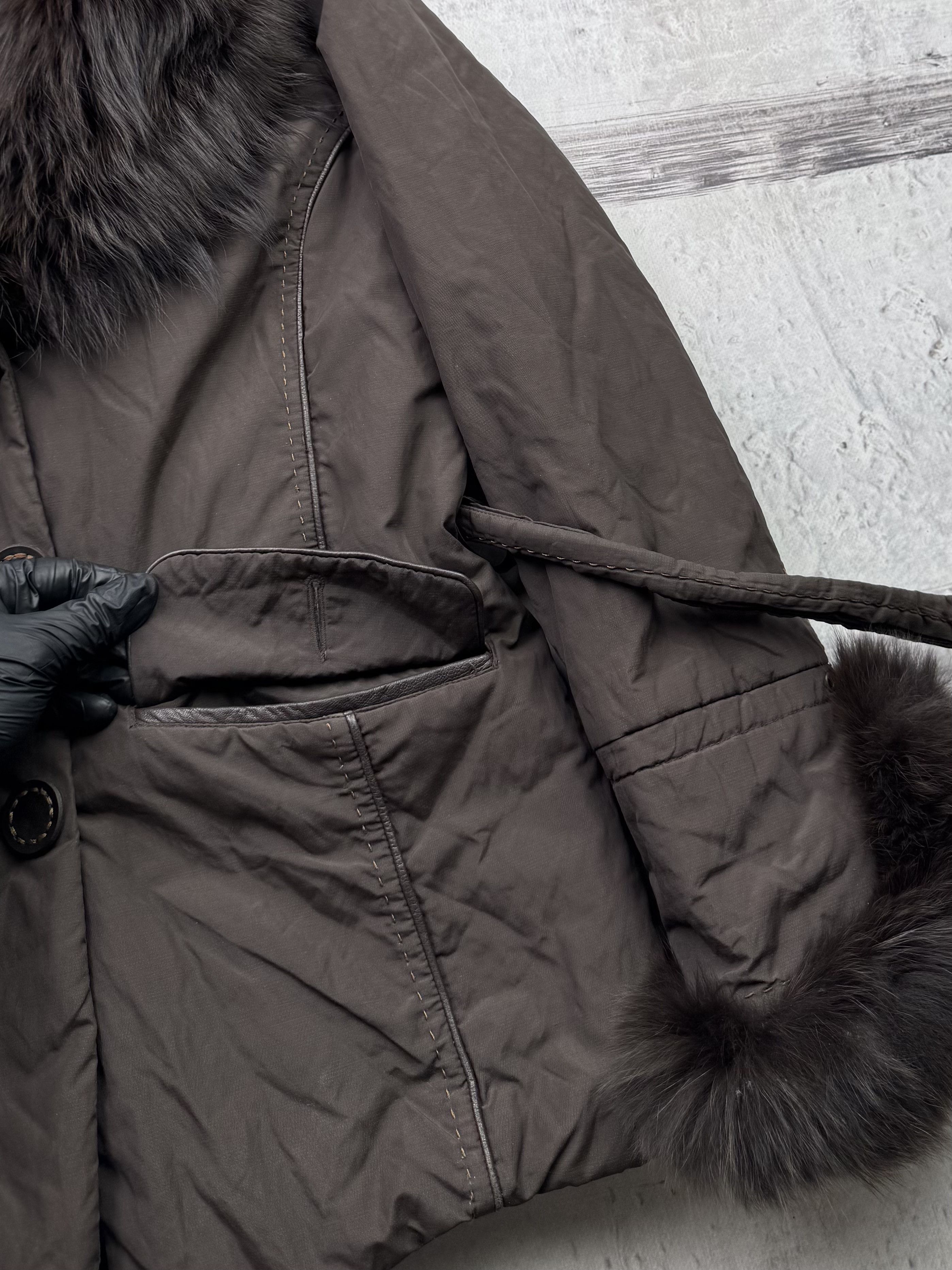Japanese Brand Vintage Jacket With Real Fur Details A744(476)D15 Size M / US 6-8 / IT 42-44 - 4 Thumbnail