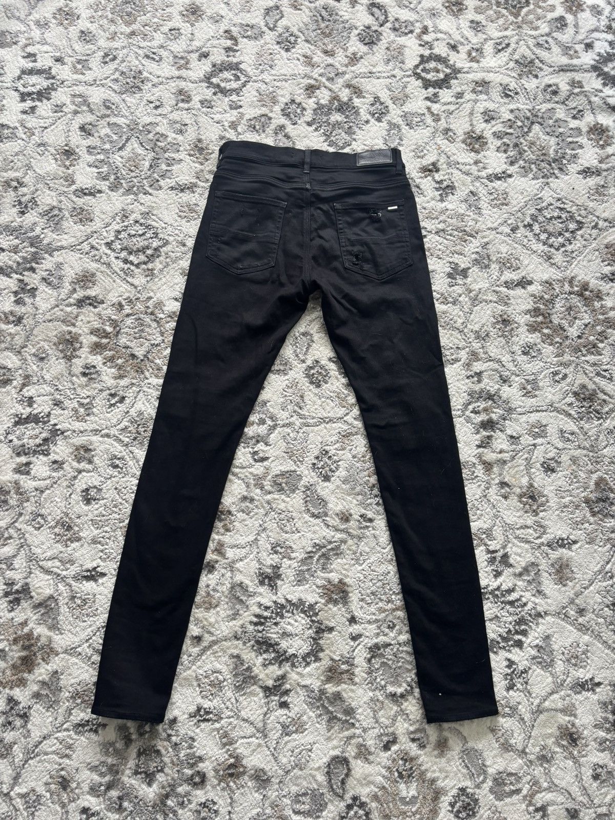 Amiri Amiri MX1 Black On Black Patch Size US 32 / EU 48 - 8 Thumbnail
