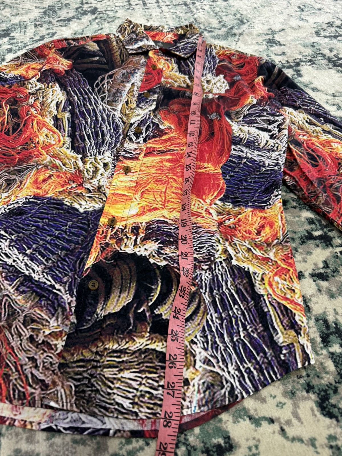 Vivienne Westwood VIVIENNE WESTWOOD MICROFIBER FULL PRINT BUTTON UP SHIRT Size US M / EU 48-50 / 2 - 3 Thumbnail