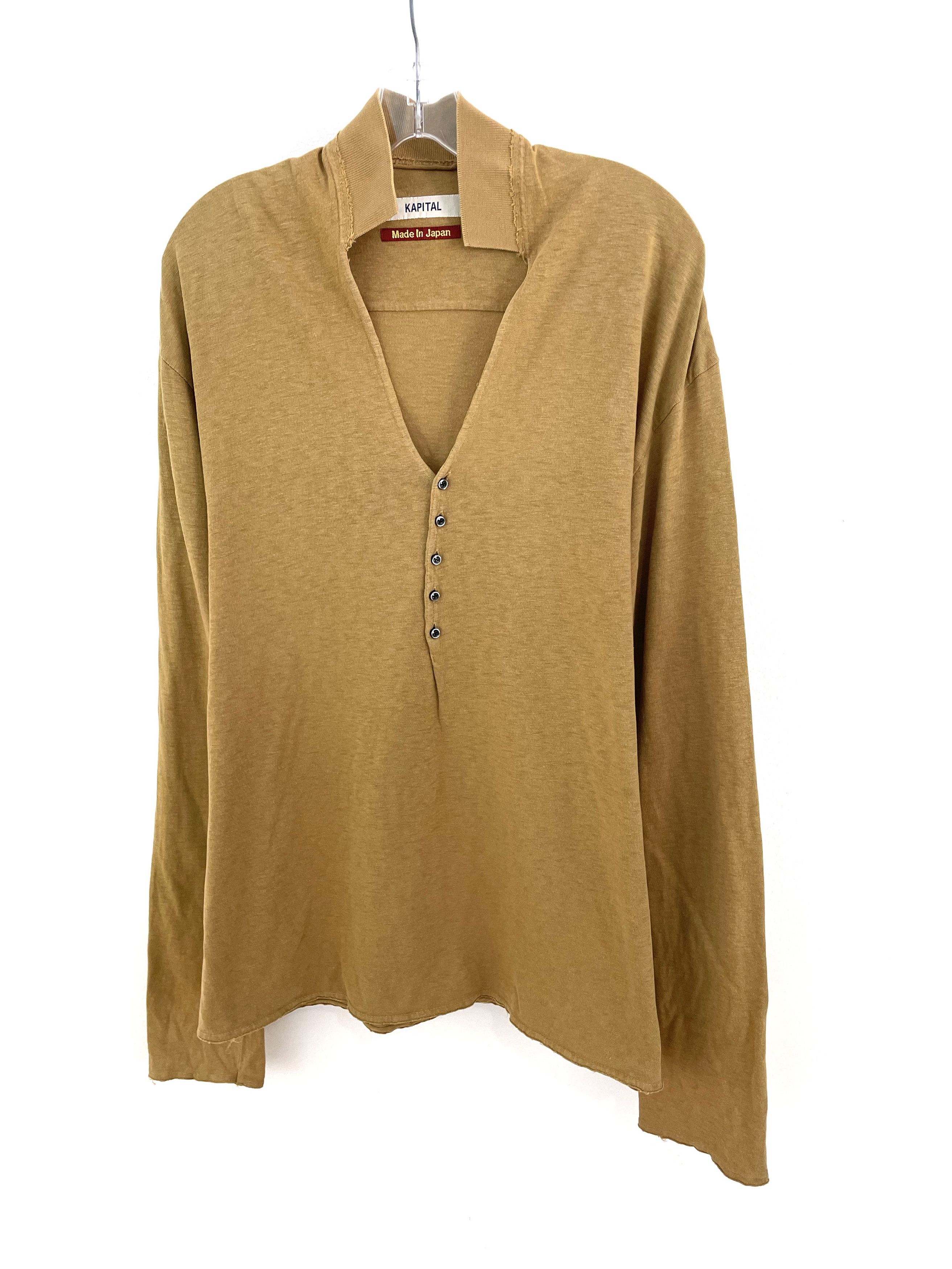 Kapital Open Collar Shirt Size US XL / EU 56 / 4 - 2 Thumbnail