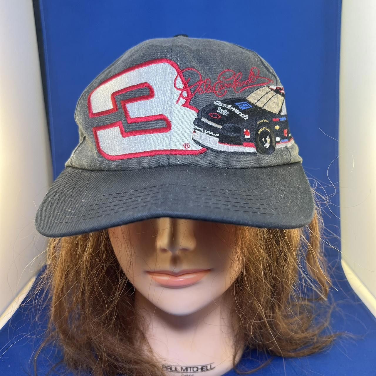 NASCAR Dale Earnhardt #3 Adjustable Cap - Vintage Racing Hat Size ONE SIZE - 4 Thumbnail