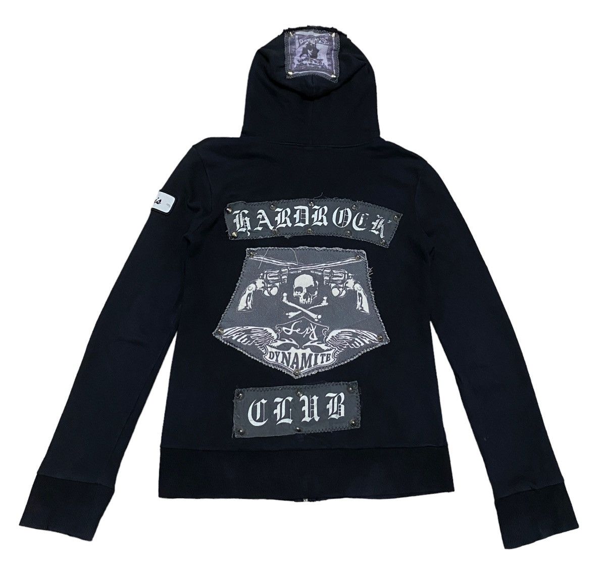 image of If Six Was Nine x Seditionaries Design Vintage Brand Sexy Dynamite Patches Hoodie 1990S in Black (S