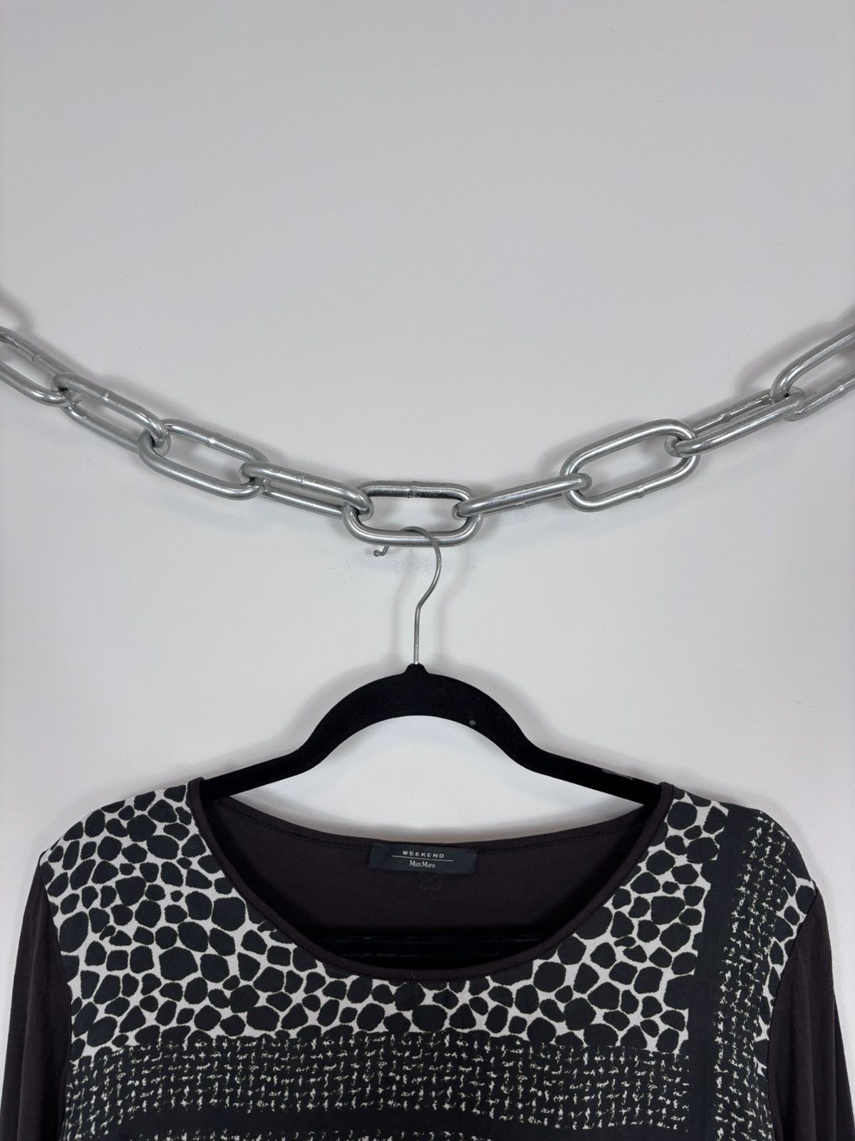 Weekend Max Mara Weekend Max Mara Women’s Brown Long Sleeve T-Shirt Blouse Size M / US 6-8 / IT 42-44 - 4 Thumbnail