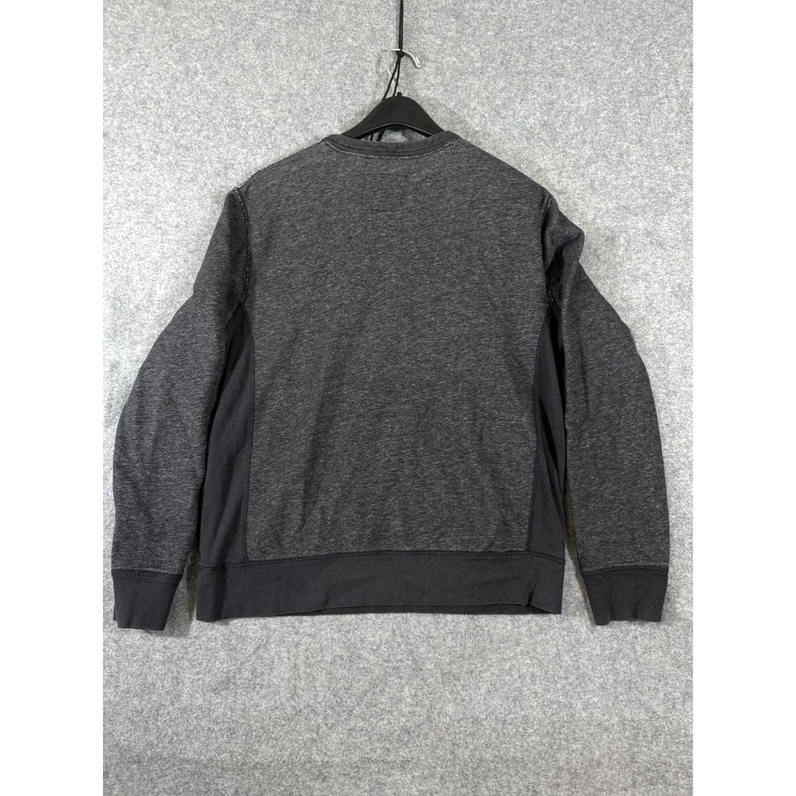 J.Crew J.CREW Sweatshirt Mens M Heather Gray Pullover Crew Neck Fleece Thermal 90s Vintage Regular Clothing Mens Size US M / EU 48-50 / 2 - 7 Thumbnail
