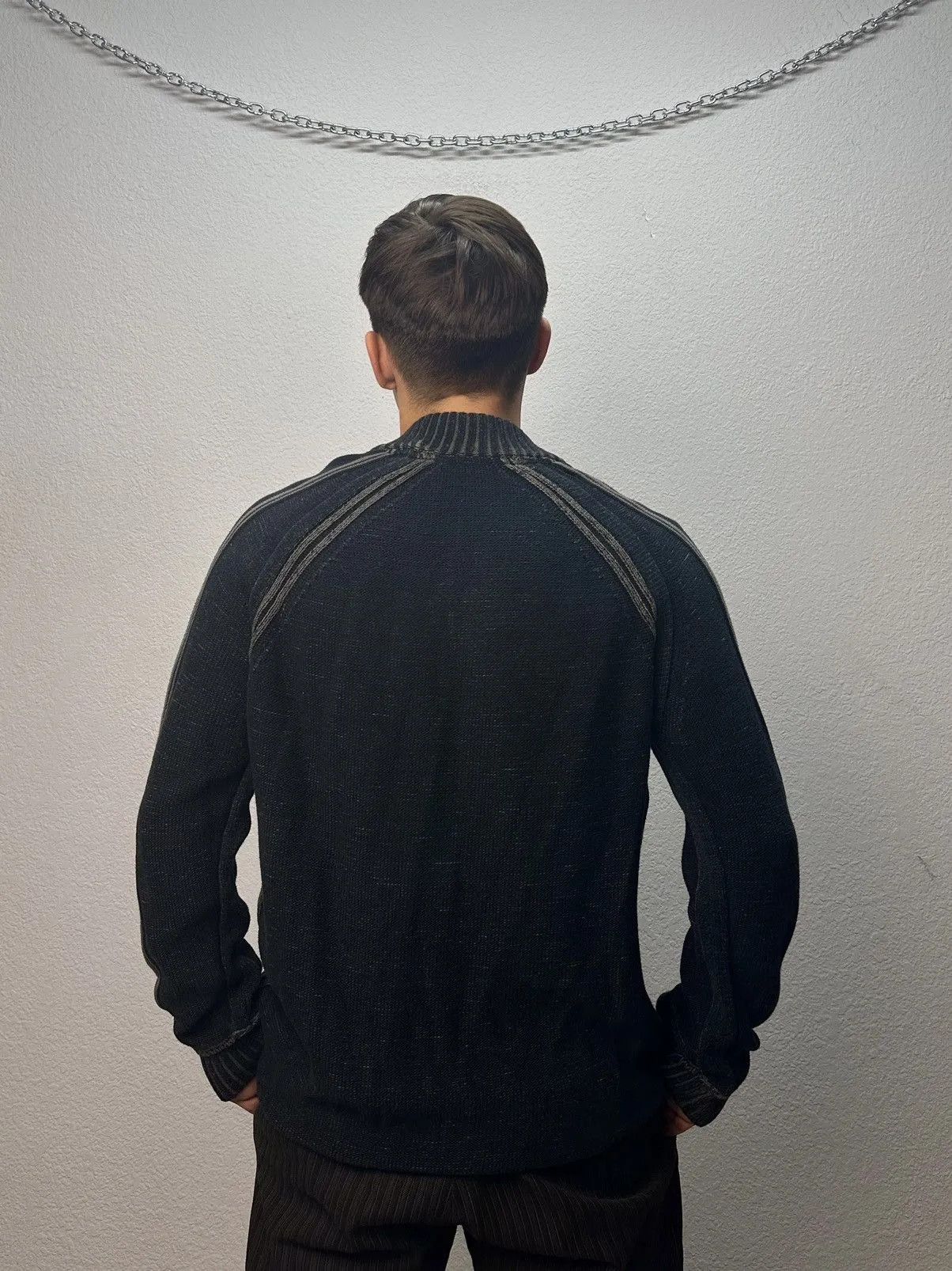 Harley Davidson 👉 Y2K Avantgarde Distressed Sweater Harley Davidson Japan Size US L / EU 52-54 / 3 - 14 Thumbnail