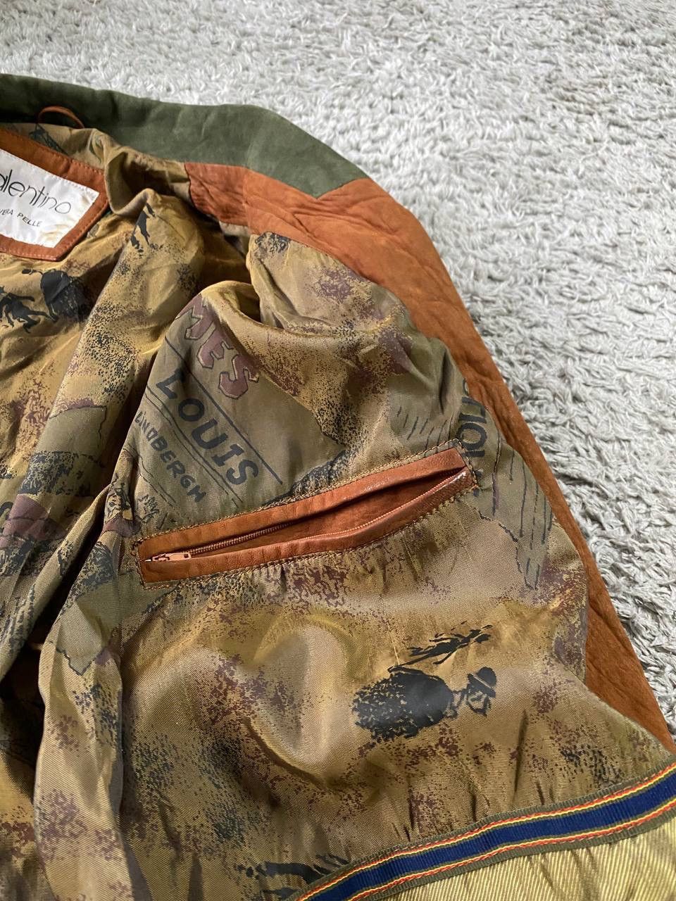 Valentino × Vintage 90s Valentino Coat Vintage Luxury Leather Streetwear Rare Size US L / EU 52-54 / 3 - 8 Thumbnail