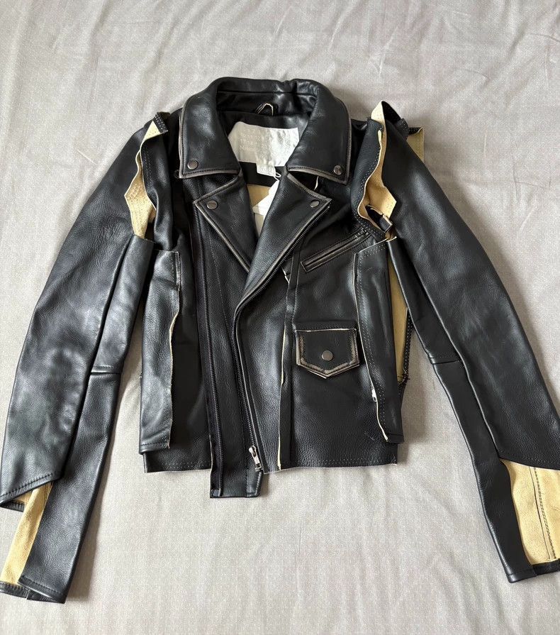 Maison Margiela Maison Margiela Deconstructed Leather Jacket-2506 Size XS / US 0-2 / IT 36-38 - 2 Thumbnail