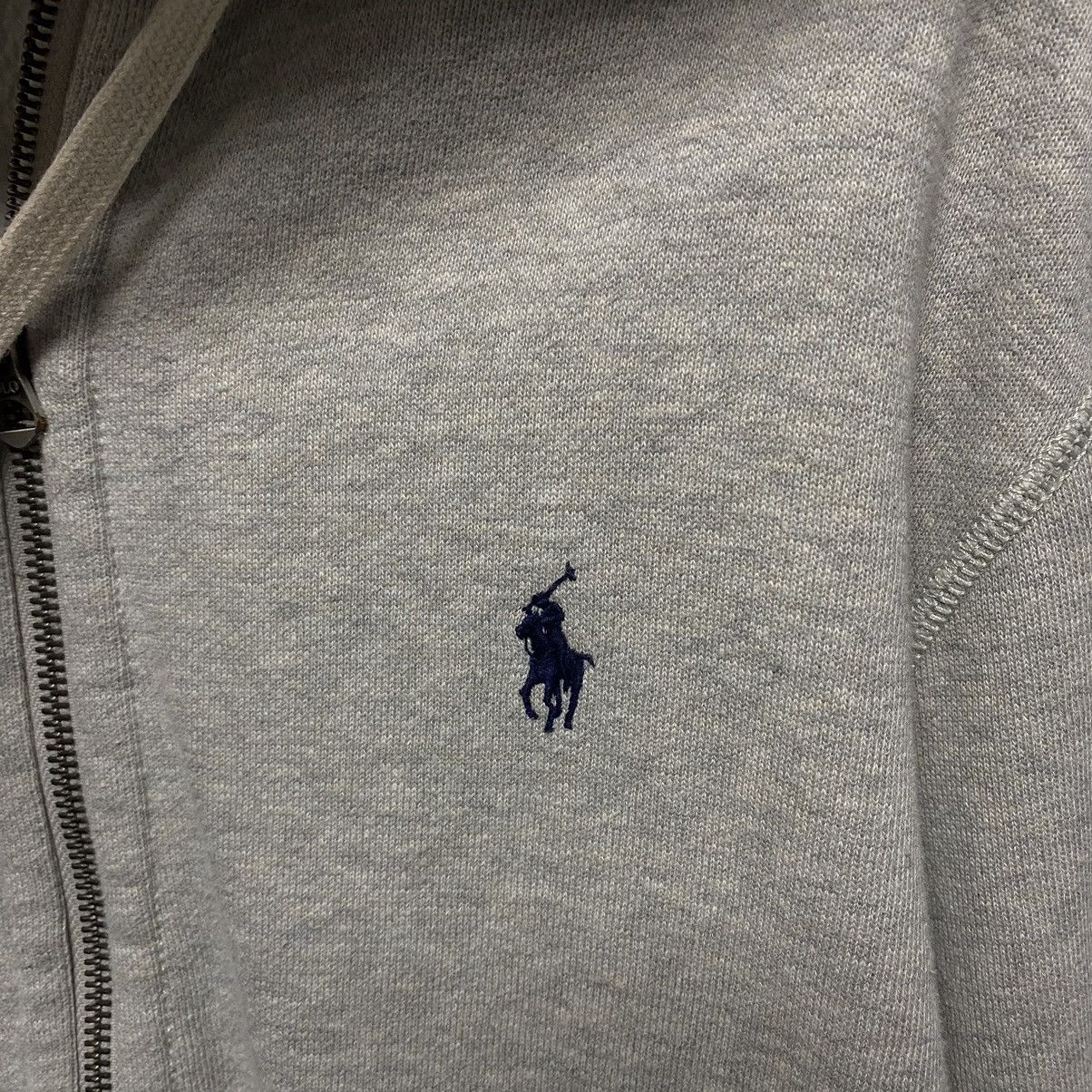 Polo Ralph Lauren Polo Ralph Lauren Zip Hoodie Gray Vintage Size US M / EU 48-50 / 2 - 5 Thumbnail