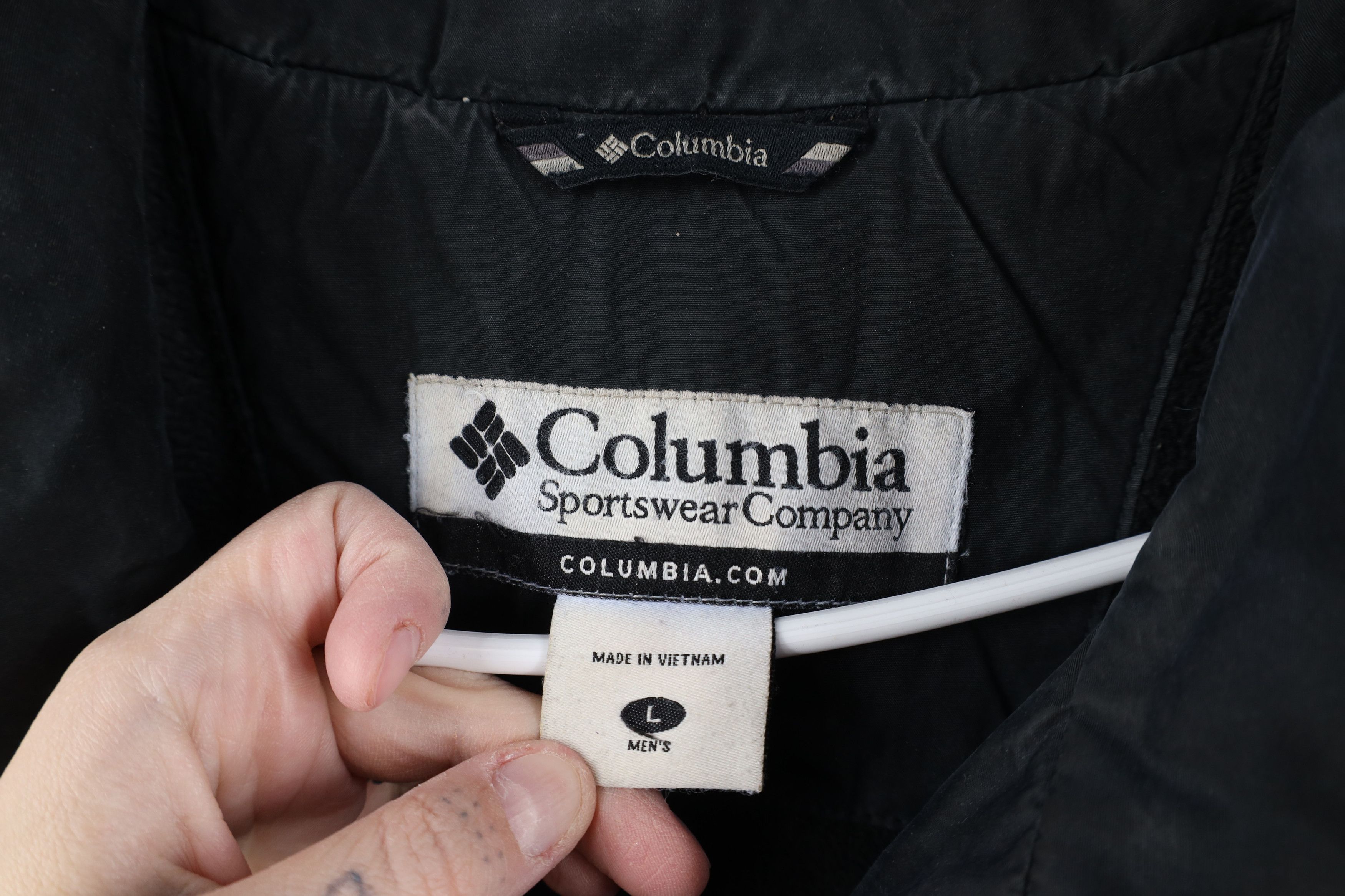 Columbia Vintage Columbia Fleece Lined Microfiber Zip Jacket Black Size US L / EU 52-54 / 3 - 10 Thumbnail