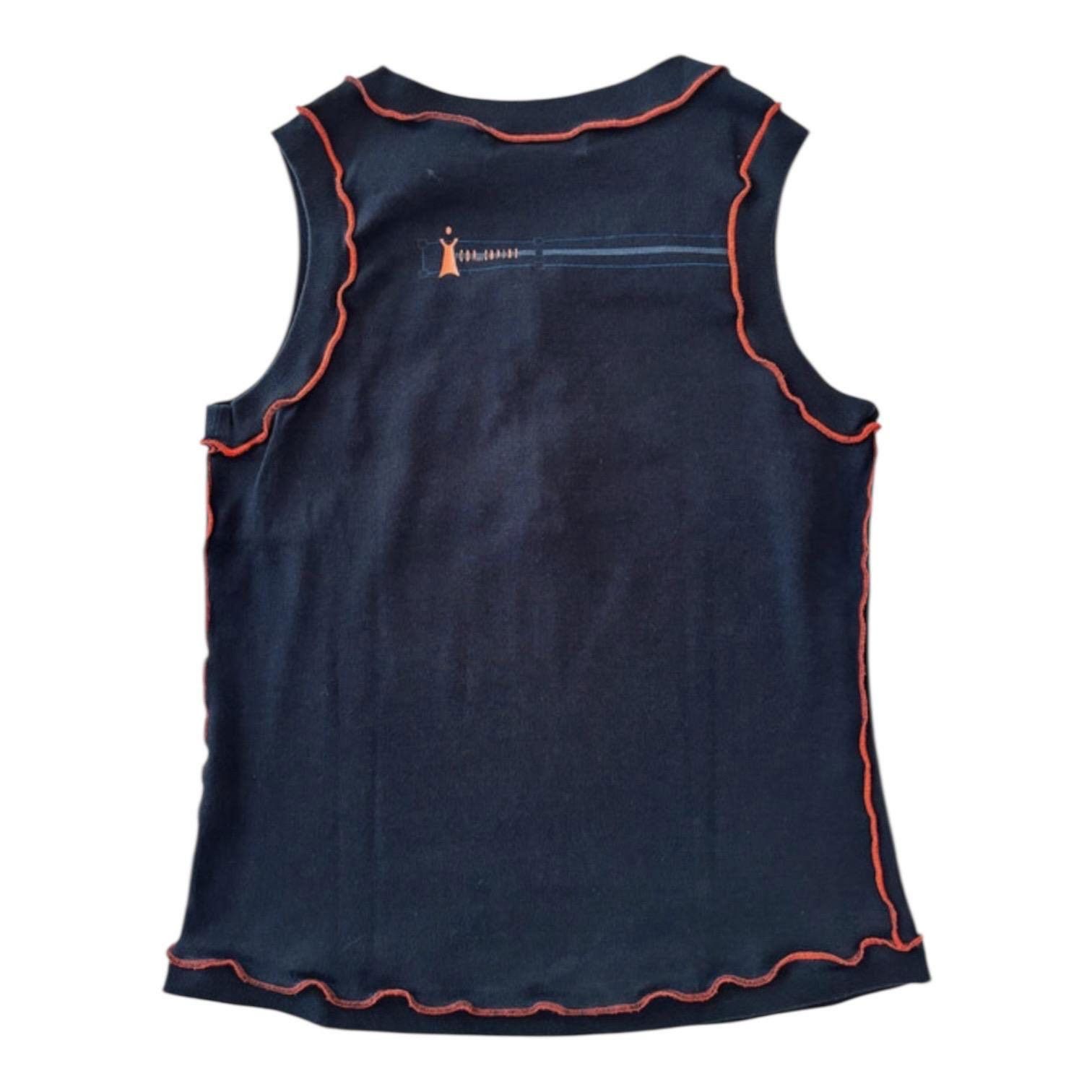 Cop Copine The Cop Copine Sleeveless Zipped Top Size ONE SIZE - 3 Thumbnail