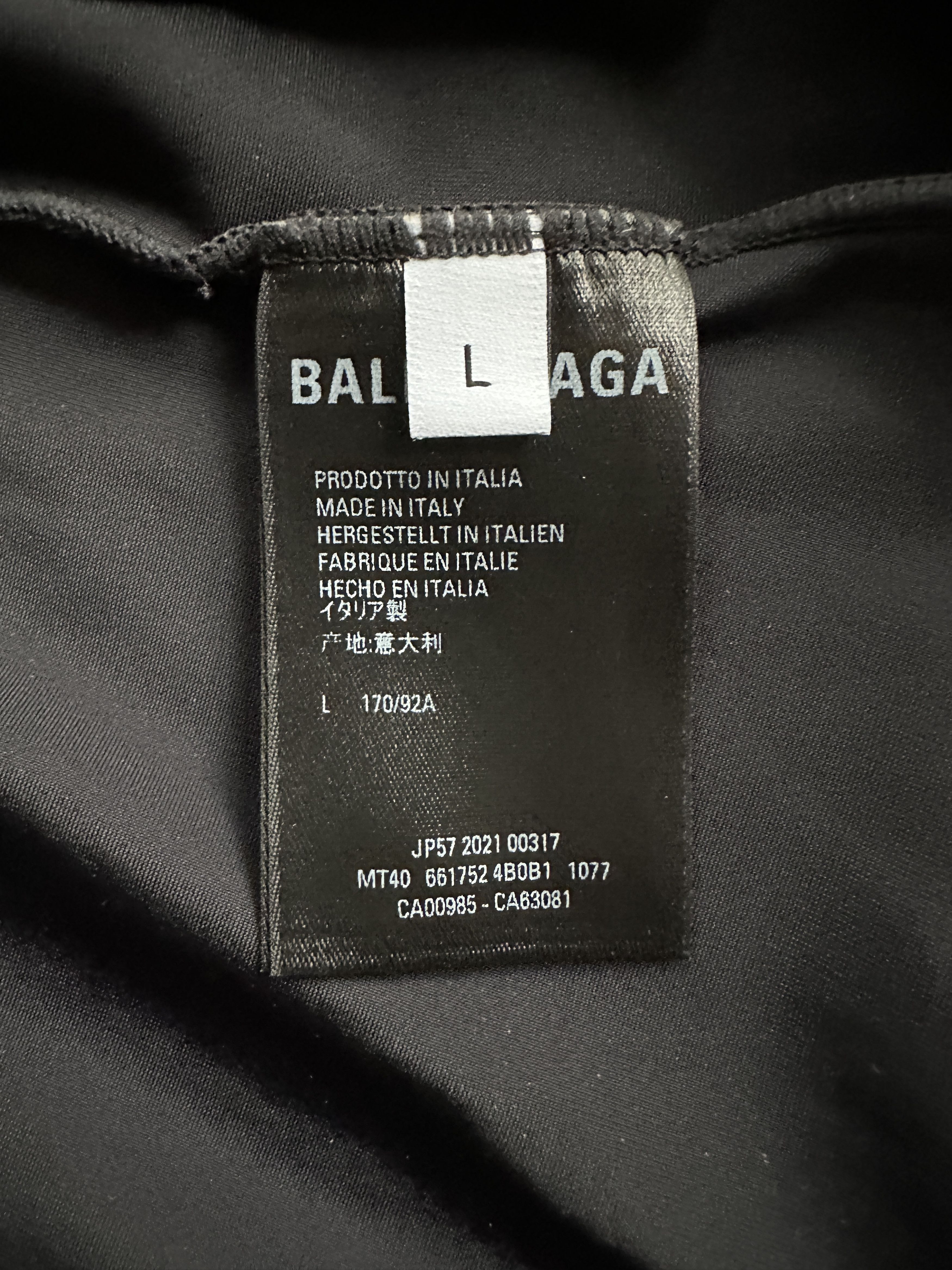 Balenciaga Balenciaga Sporty B bodycon compression shirt Size US L / EU 52-54 / 3 - 5 Thumbnail