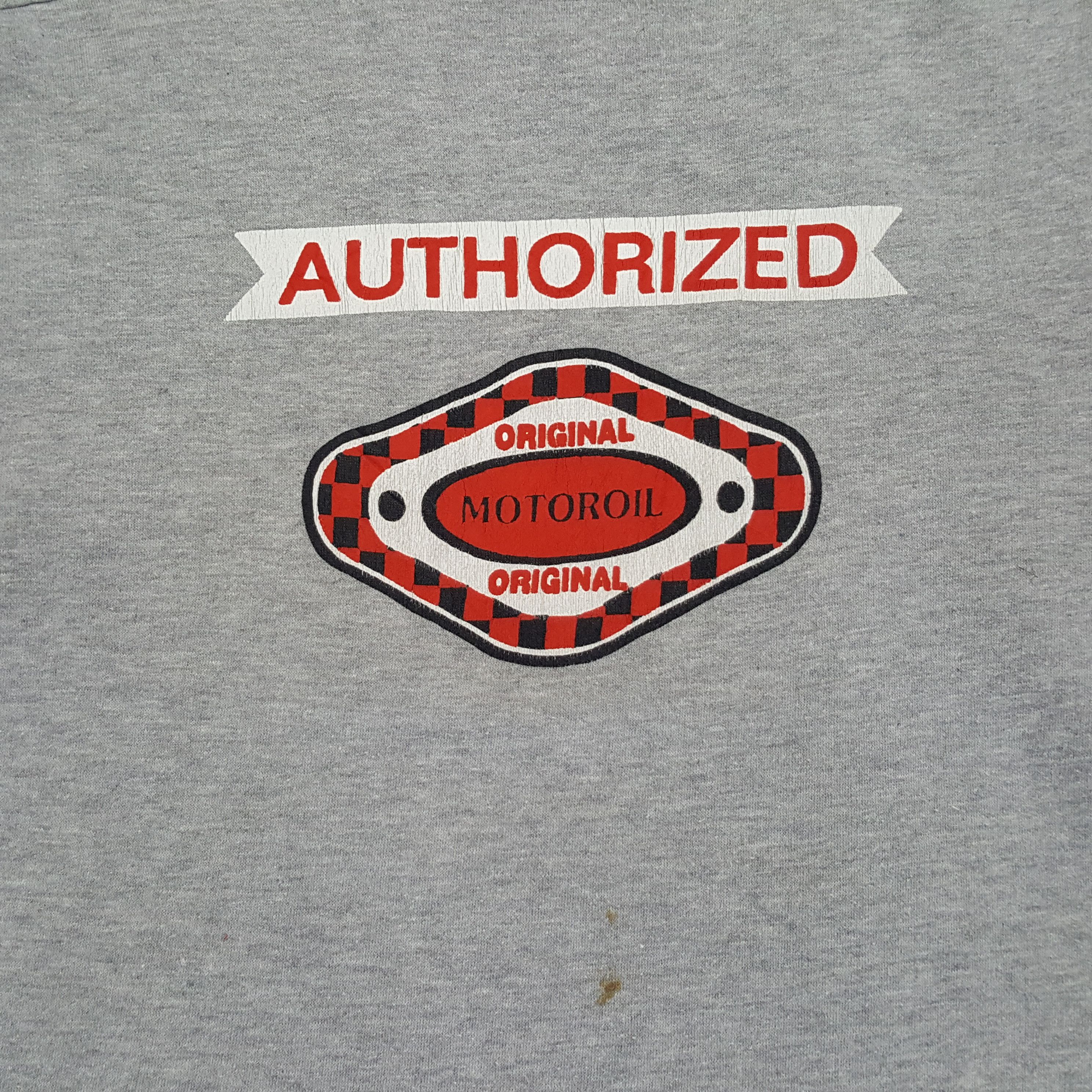 Vintage Authorized Motoroil Classic Promo Sweatshirt Size US L / EU 52-54 / 3 - 2 Thumbnail