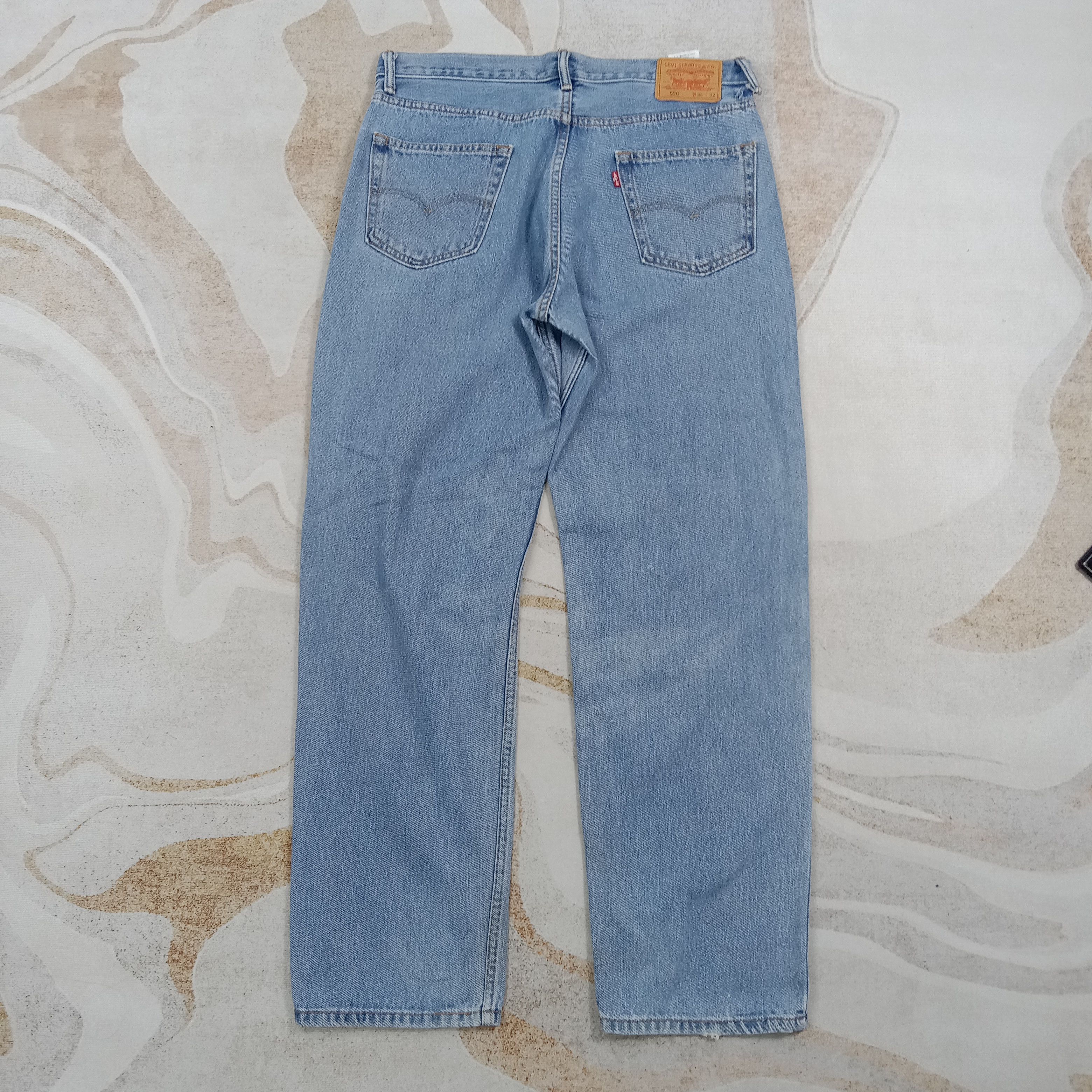 Levi's 90's Levi's 550 Distressed Style Denim Jeans C272N7 Size US 36 / EU 52 - 5 Thumbnail