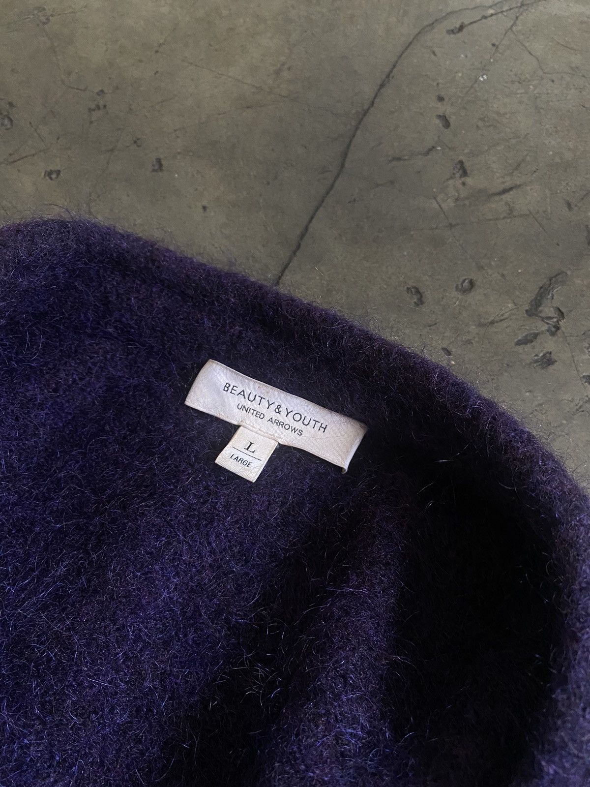 BEAUTY&YOUTH × Japanese Brand × United Arrows United Arrows Beauty & Youth Mohair Cardigan Size US XL / EU 56 / 4 - 3 Thumbnail
