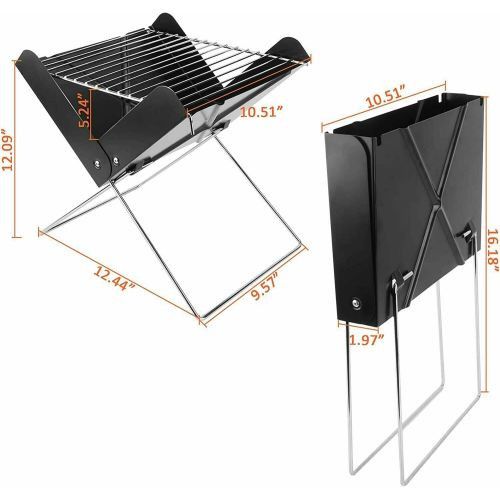 Designer × Homemade YSSOA 12” Portable Grill Charcoal Barbecue Grill - Folding G Size US L / EU 52-54 / 3 - 8 Thumbnail