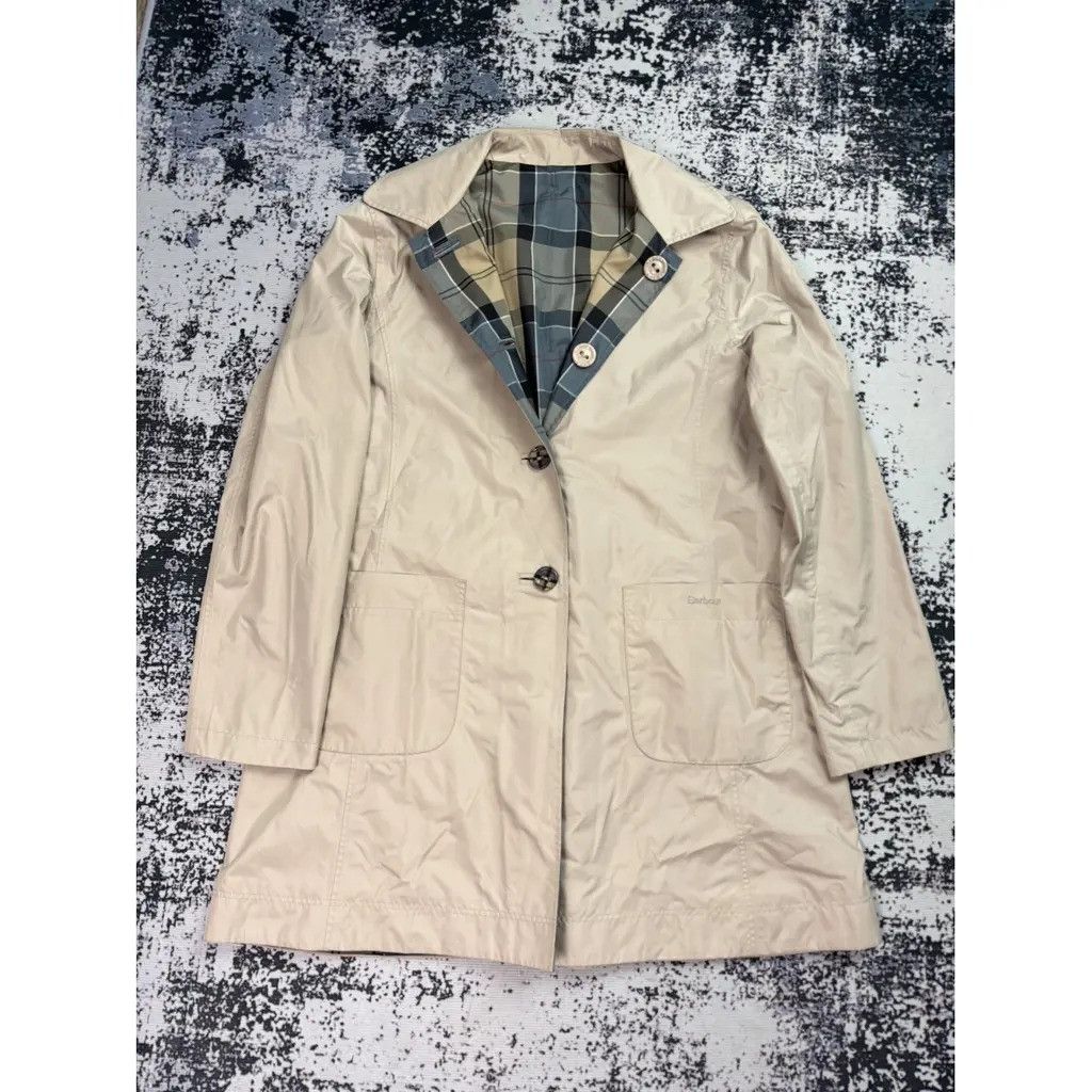 Barbour Barbour Reverseable Full pattern coat Beige Size 42 fit L/XL Size M / US 6-8 / IT 42-44 - 3 Thumbnail