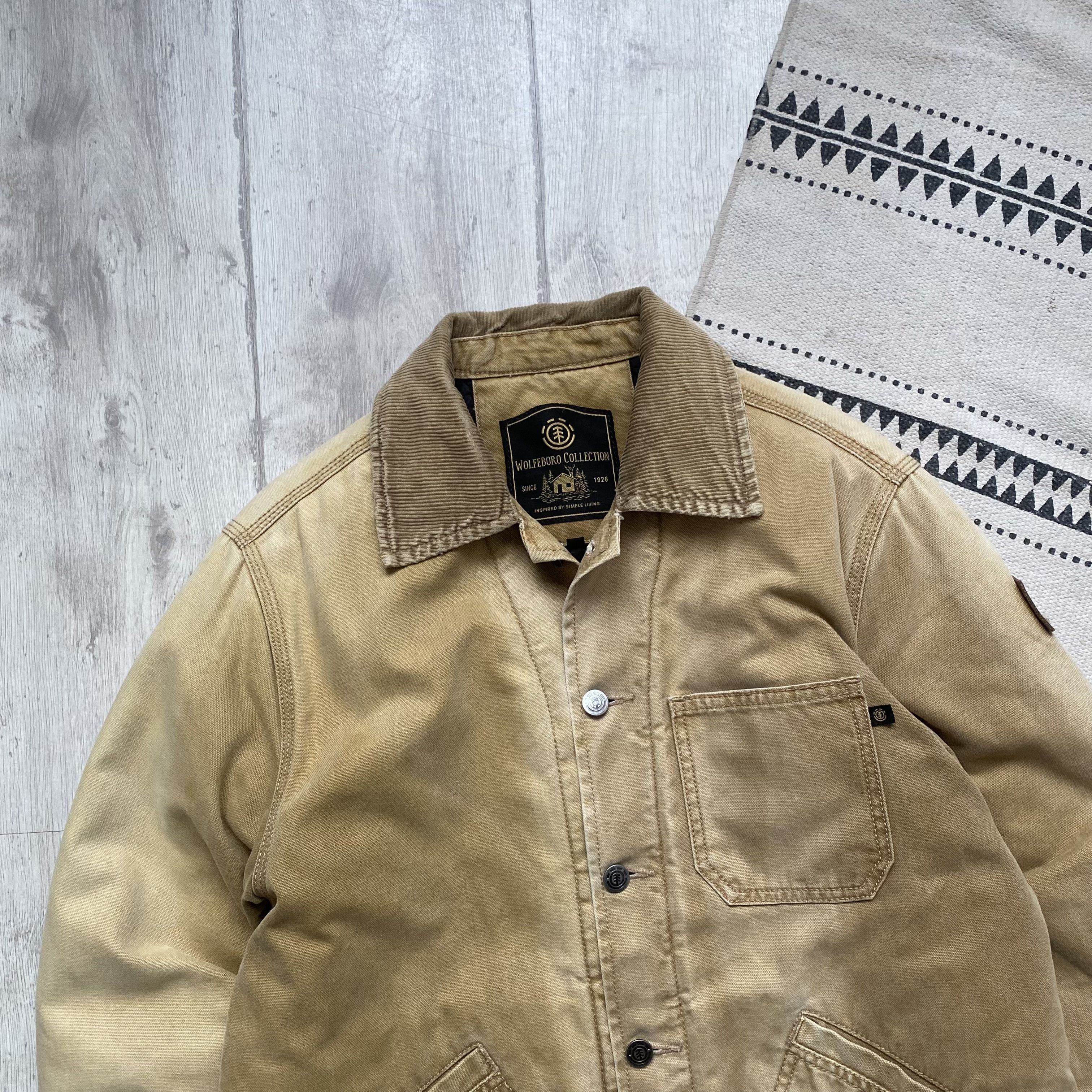 Carhartt 🪓Vintage Faded Carhartt Style Work jacket skater ELEMENT Size US S / EU 44-46 / 1 - 2 Thumbnail