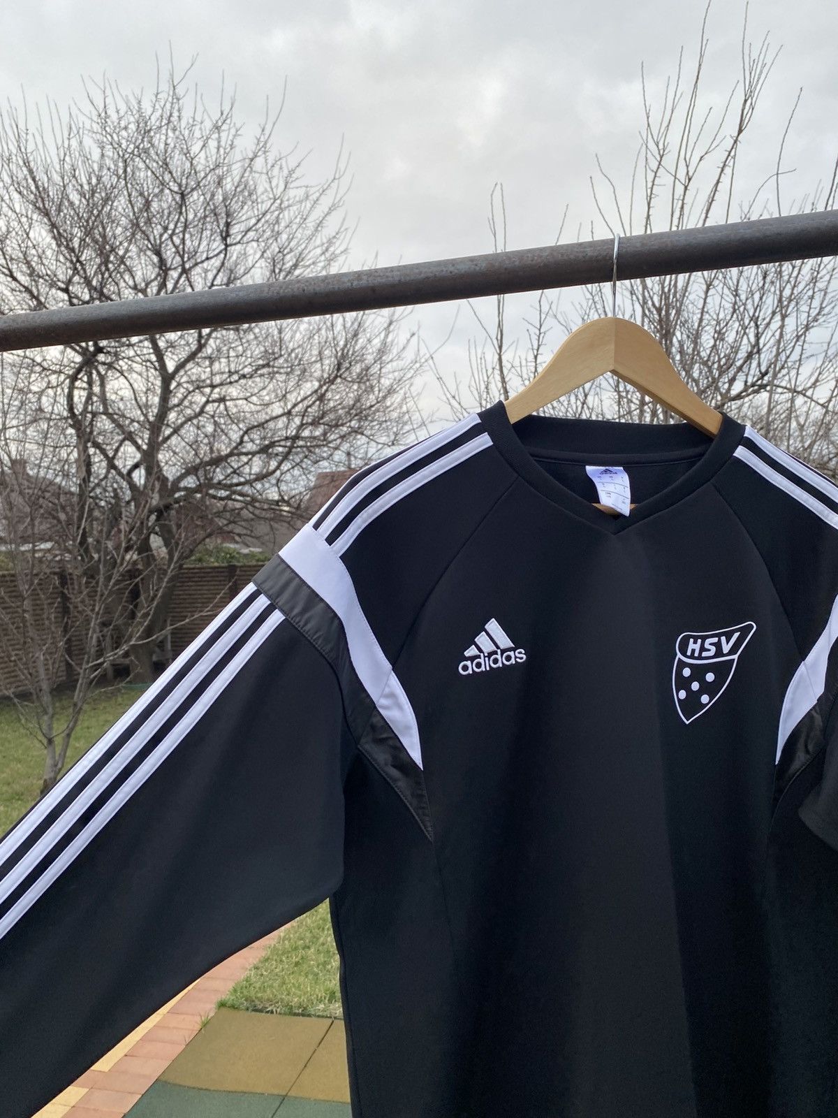 Adidas Adidas black training sweatshirt HSV Maurer Sport, new Size US L / EU 52-54 / 3 - 4 Thumbnail