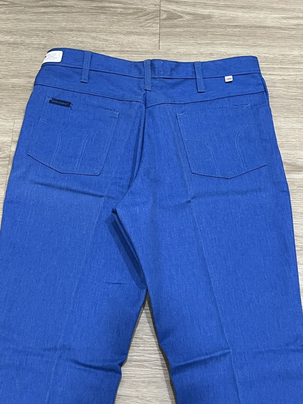 Dickies × Vintage Vintage 70/80s Dickies Carpenter Work Pants Blue Size 36x33 Size US 36 / EU 52 - 7 Thumbnail