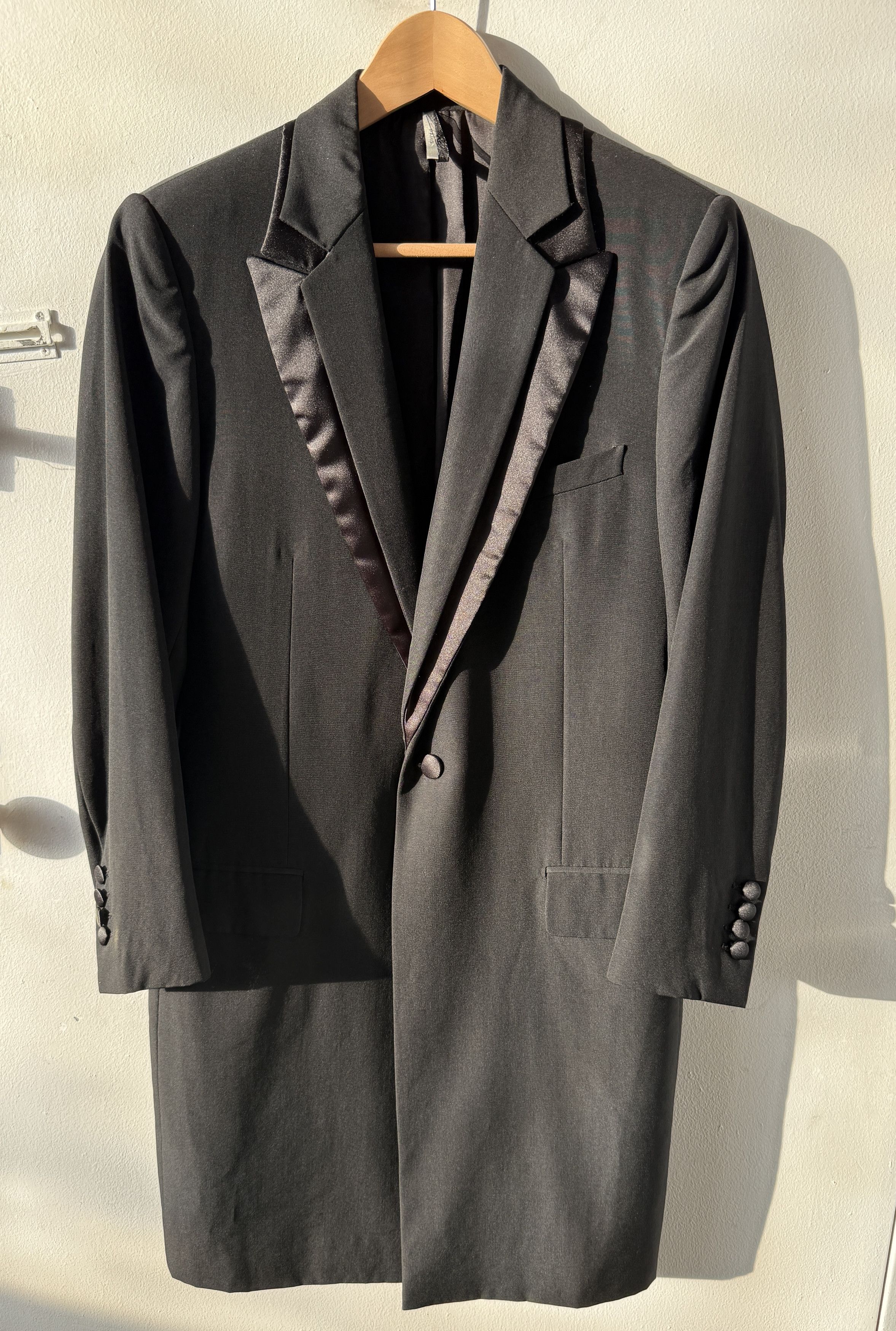 Dior AW02 Reflexion Double Lapel Le Smoking Collar Long Coat Size US M / EU 48-50 / 2 - 1 Thumbnail