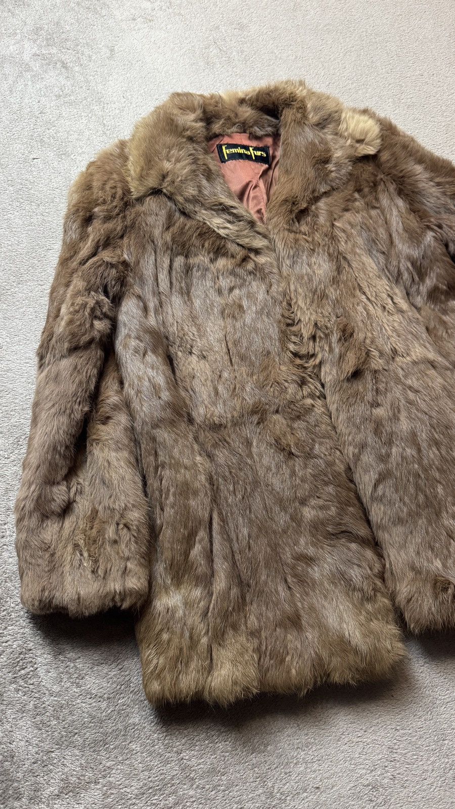 Vintage Y2K French Rabbit Fur Korean Coat ifsixwasnine LGB ysl Size S / US 4 / IT 40 - 2 Thumbnail