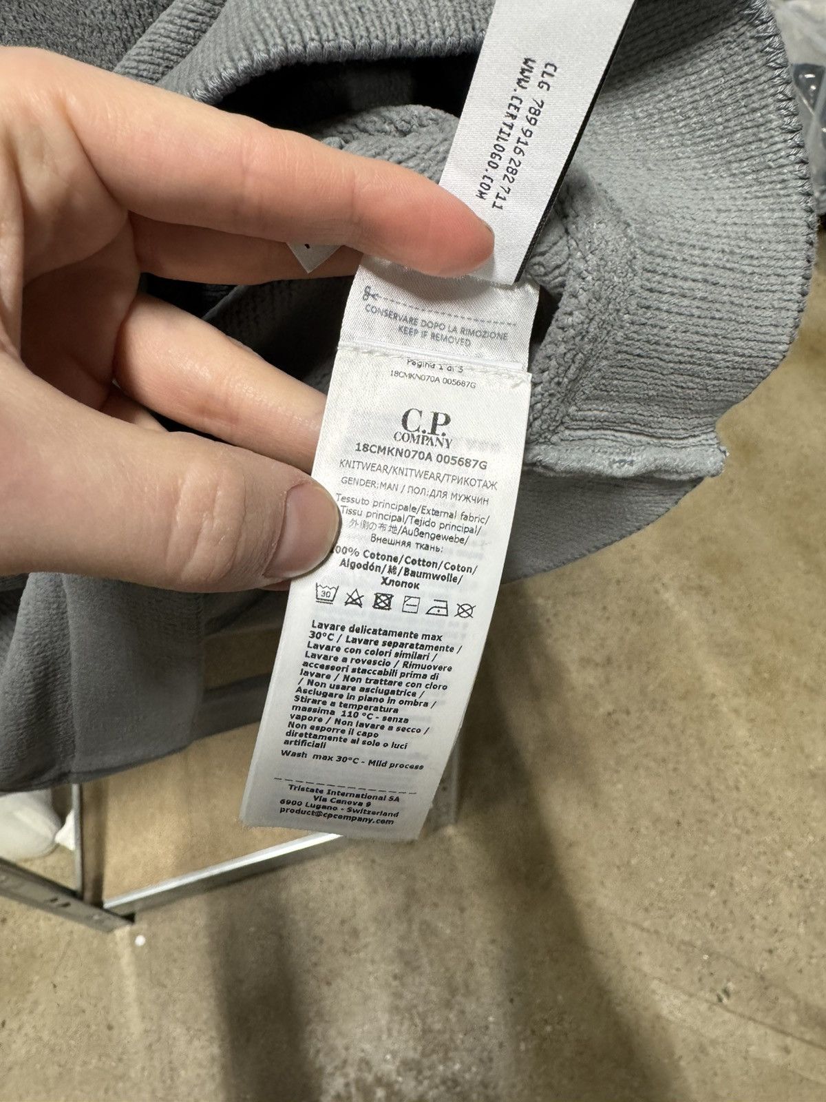 C.P. Company C.P Company Knitted Sweater NEW 450$ Size US L / EU 52-54 / 3 - 5 Thumbnail