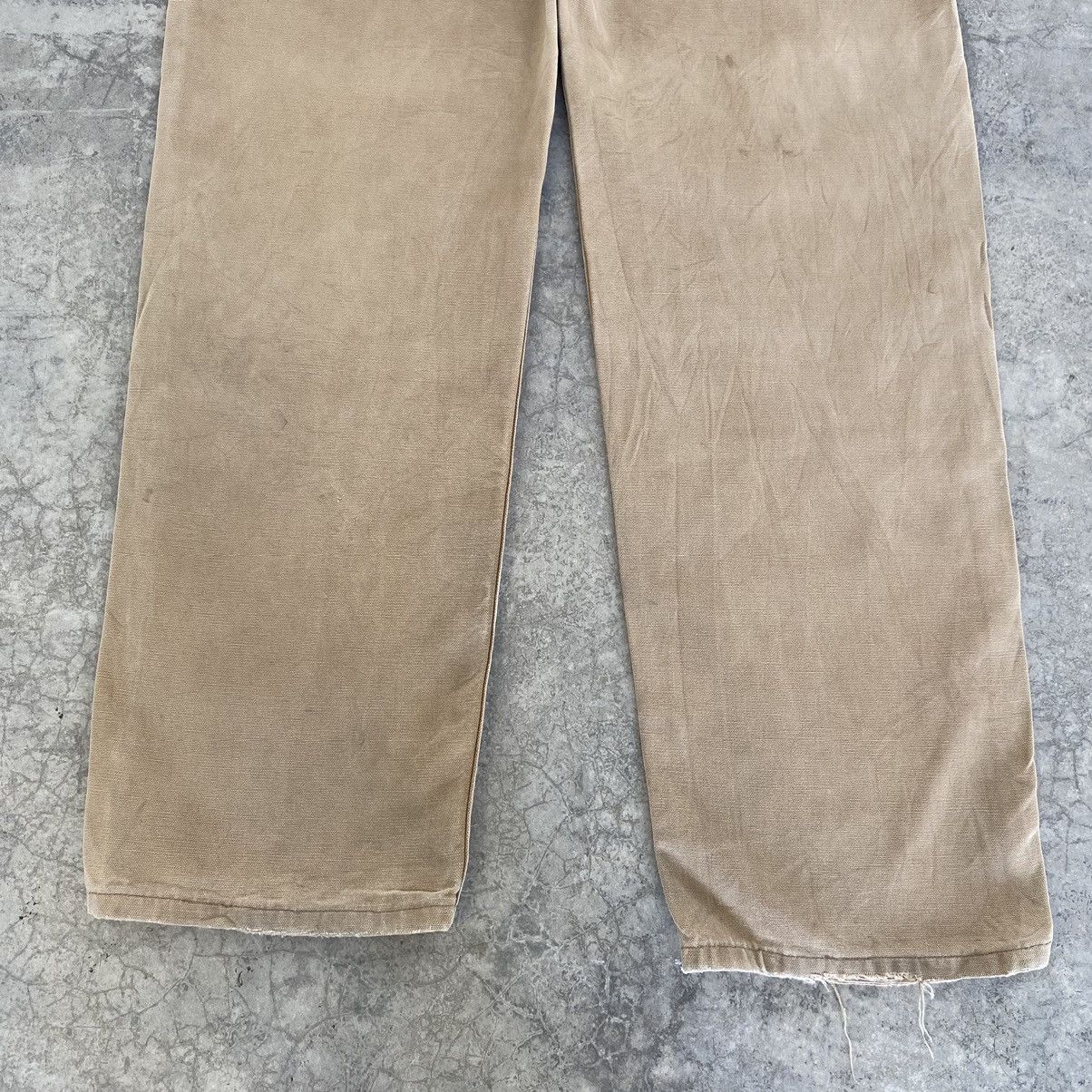 Carhartt VTG Carhartt Double Knee Faded Tan Dirty Carpenter Pants Size US 36 / EU 52 - 18 Thumbnail