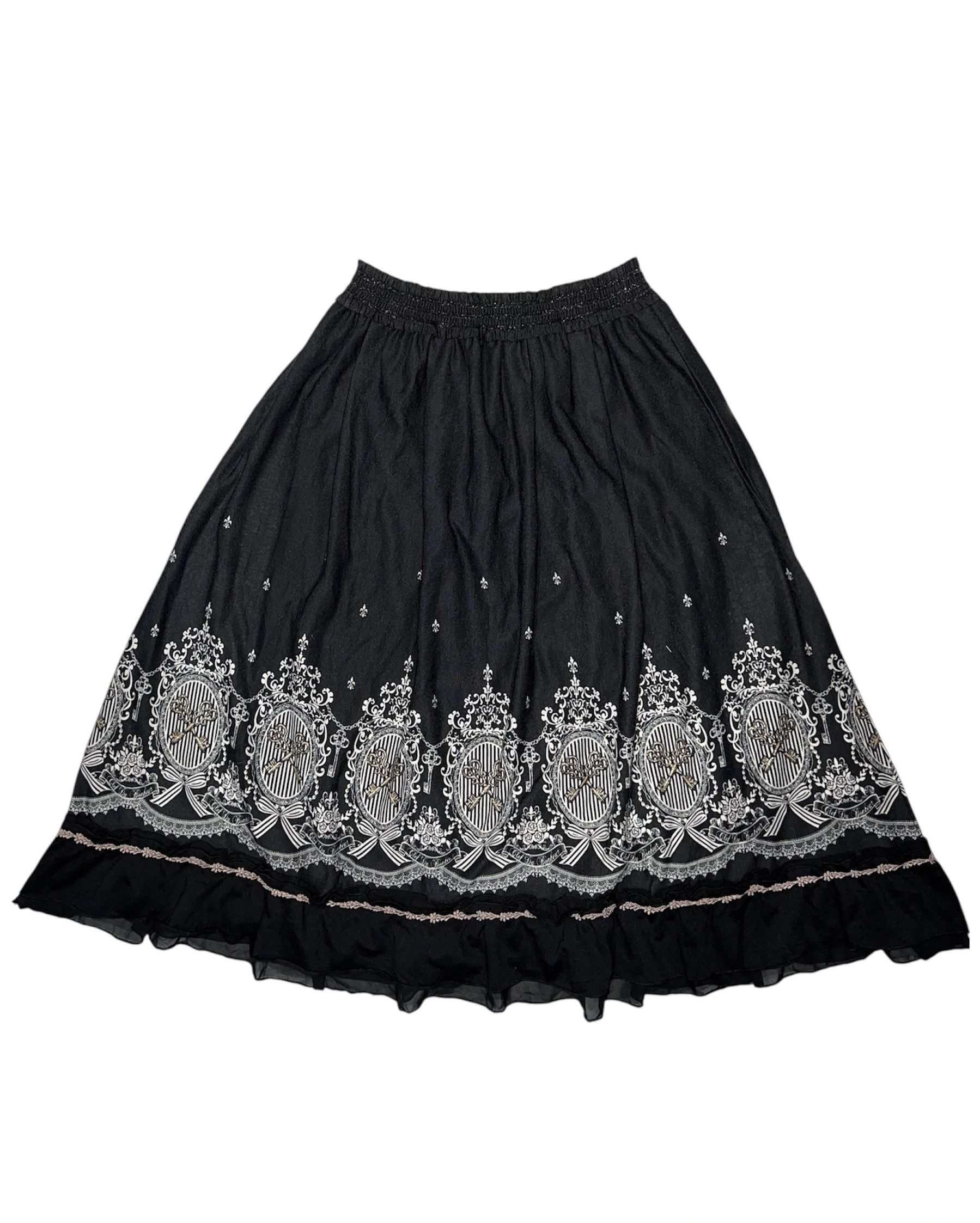 Japanese Brand Axes femme lolita midi skirt 🖤 Size 26" / US 2 / IT 38 - 4 Thumbnail