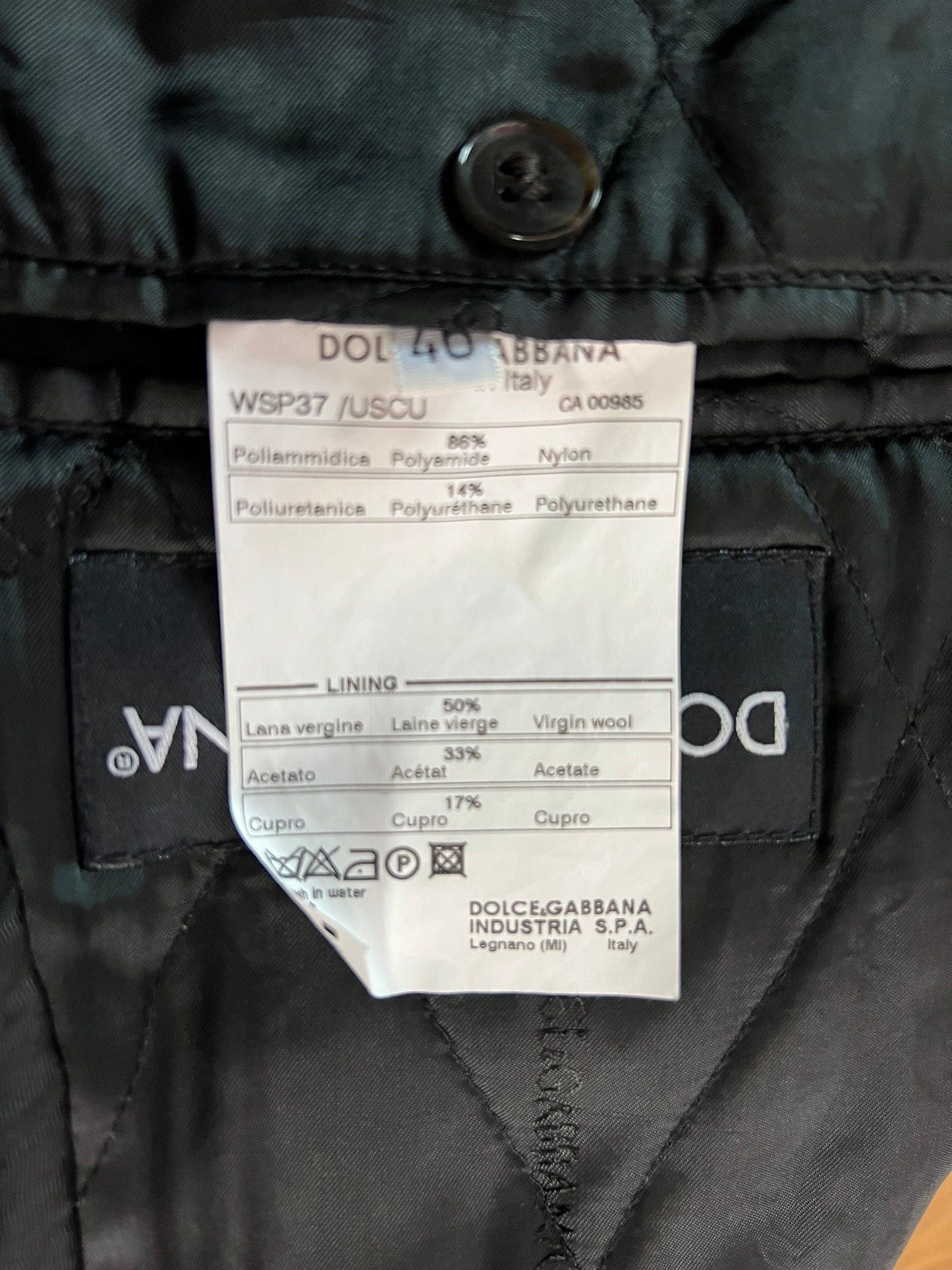 Dolce & Gabbana Dolce & Gabbana Vintage Men's Pocket Jacket- M Size US M / EU 48-50 / 2 - 11 Thumbnail