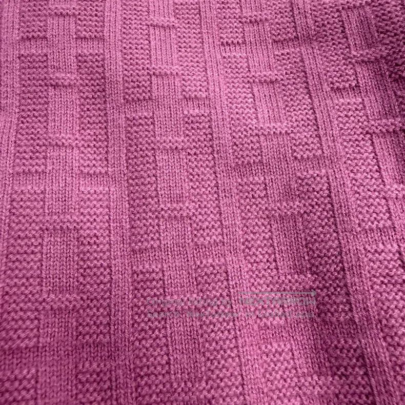 Hermes Hermes Pink Purple Full H Wool Sweater Size S / US 4 / IT 40 - 8 Thumbnail