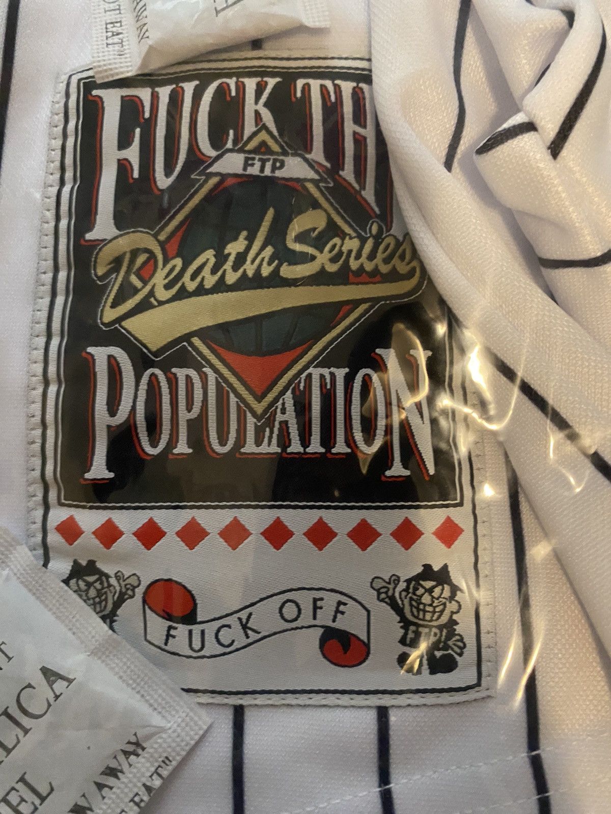 Fuck The Population FTP Rivals Baseball Jersey Royal 2XL Size US XXL / EU 58 / 5 - 9 Thumbnail