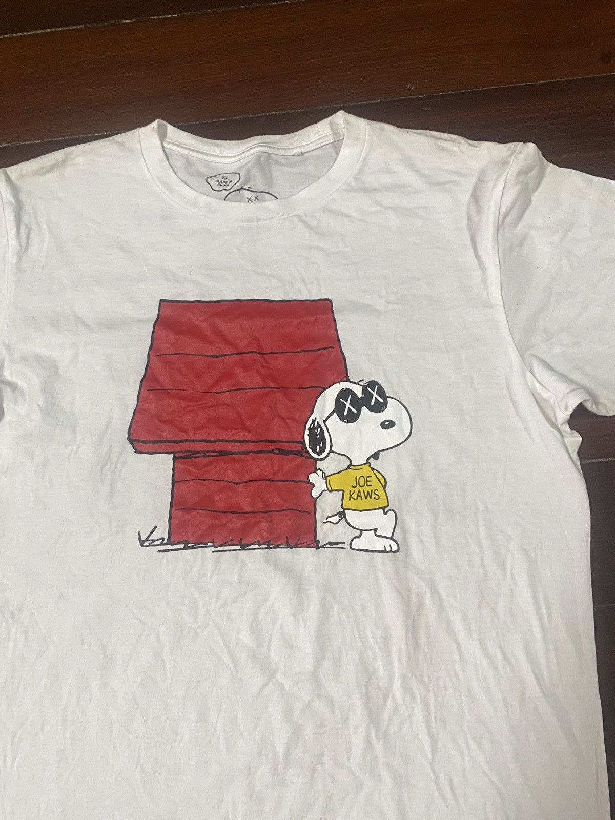 Kaws Kaws x Uniqlo x Peanuts Joe Kaws Snoopy Tee XL Black Size US XL / EU 56 / 4 - 3 Thumbnail