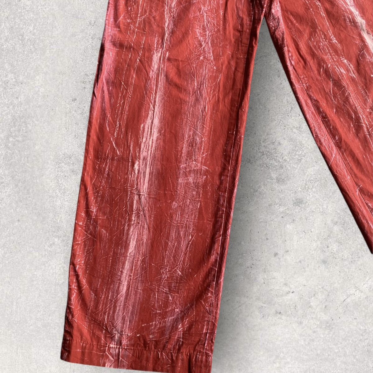 Dries Van Noten Dries Van Noten Red Degraded Pants Size US 30 / EU 46 - 8 Thumbnail