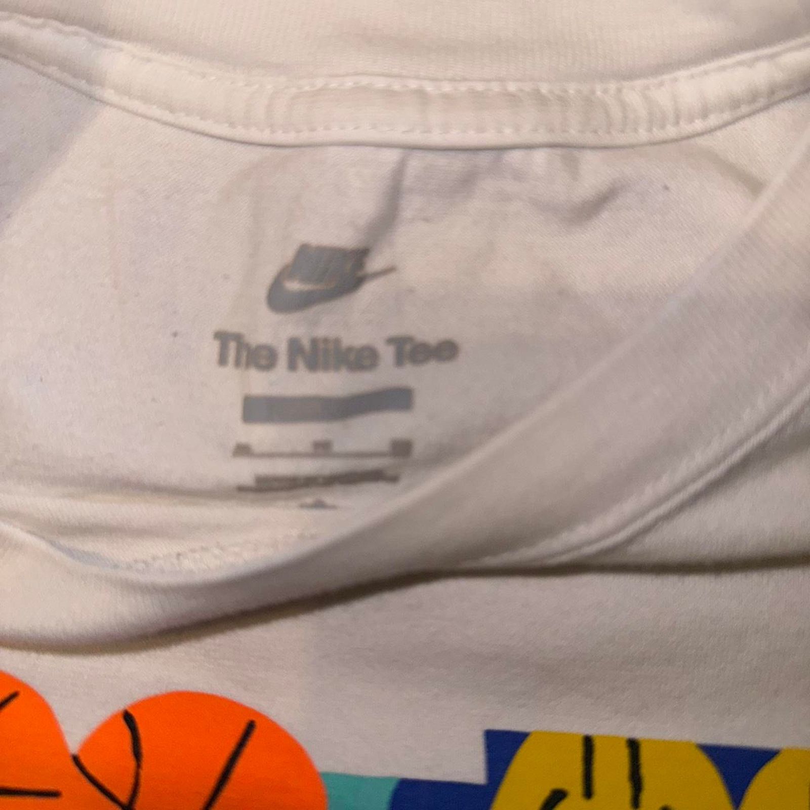 Nike Cream nike graphic tee Size US L / EU 52-54 / 3 - 5 Thumbnail