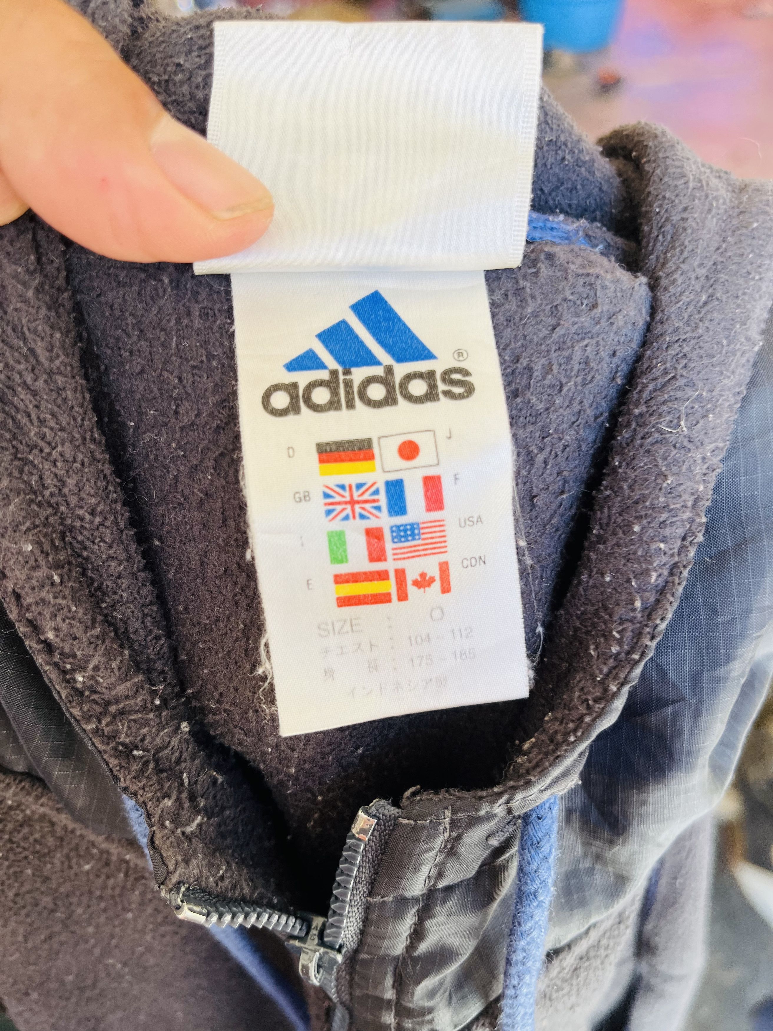 Adidas × Japanese Brand Vintage Adidas Half Zipper Hip Hop Fashion Style Size US L / EU 52-54 / 3 - 11 Thumbnail