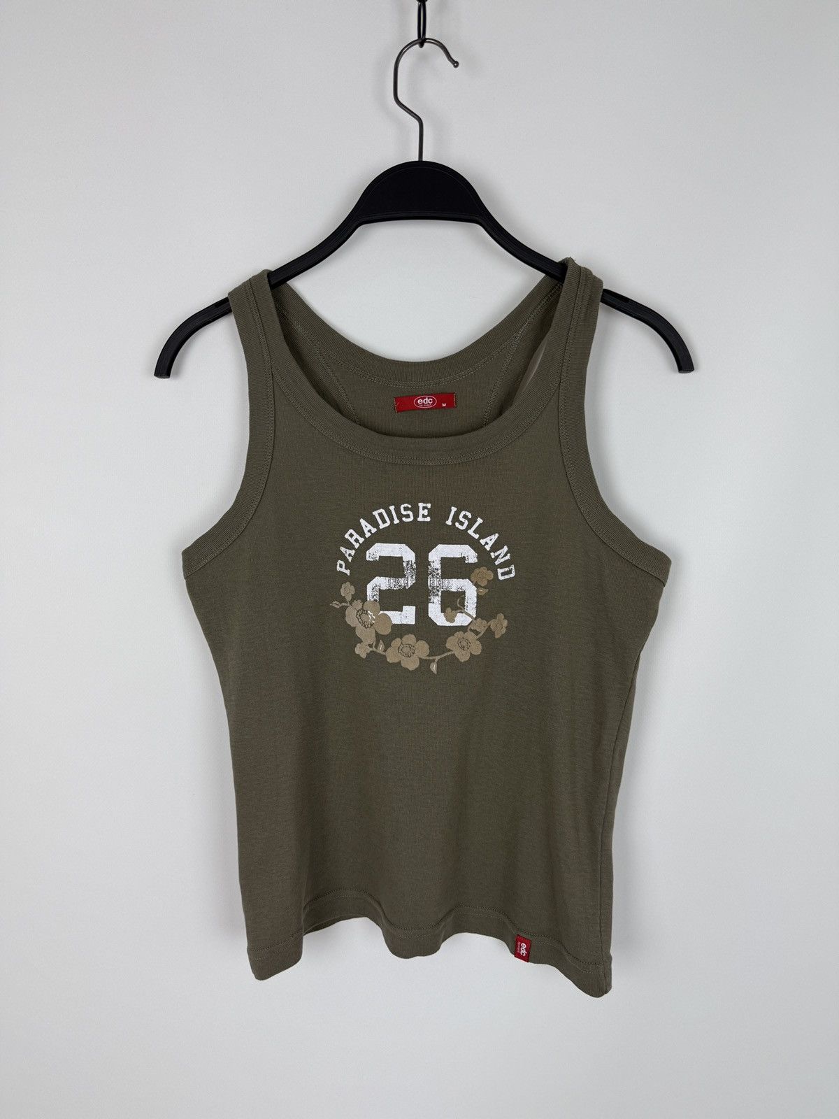 Esprit Y2K Vintage EDC by esprit Paradise Island Cotton Tank Top Size M / US 6-8 / IT 42-44 - 3 Thumbnail