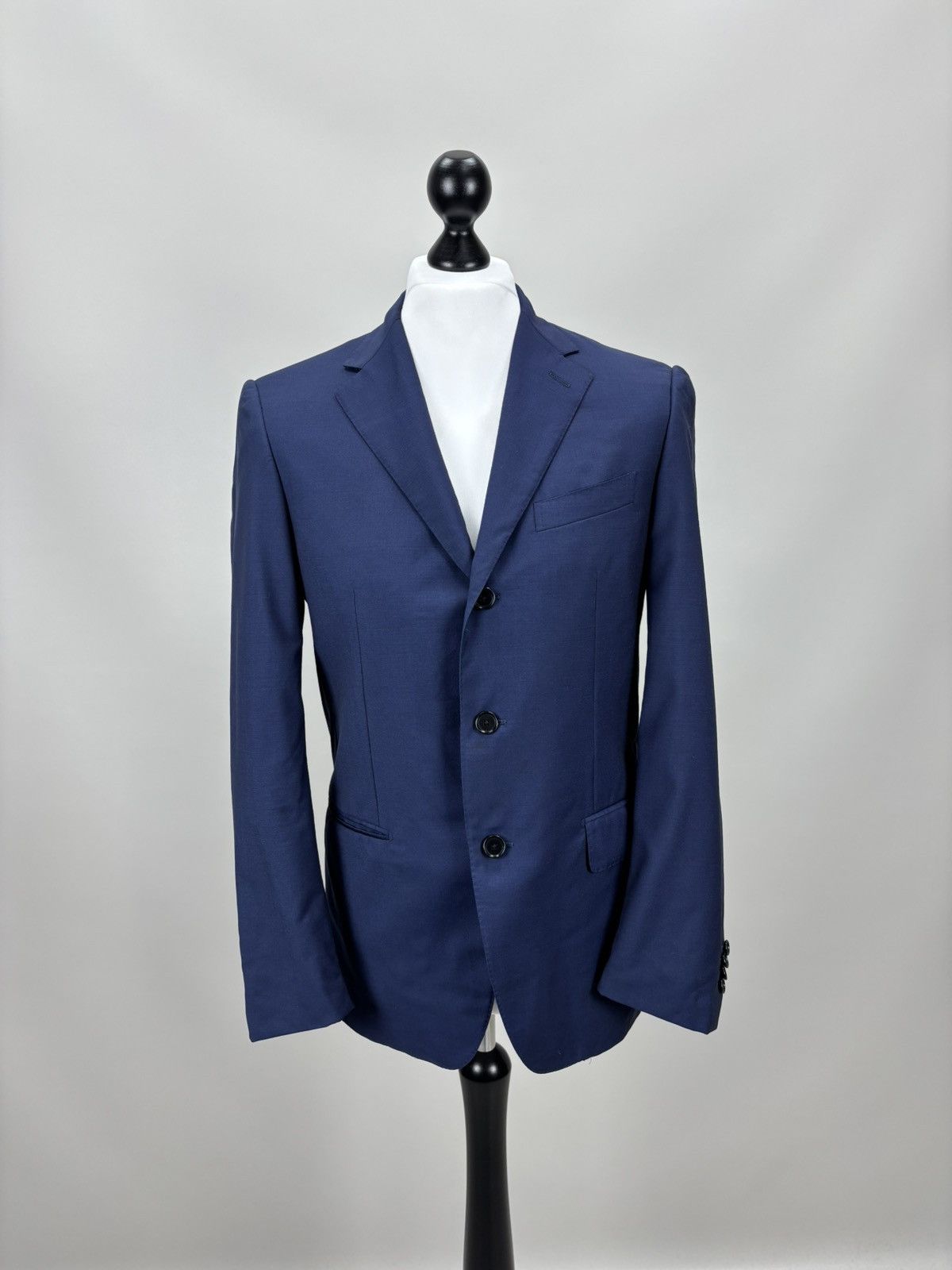 Caruso Mens blazer Caruso Size 48 Color Blue Size 48R - 1 Thumbnail