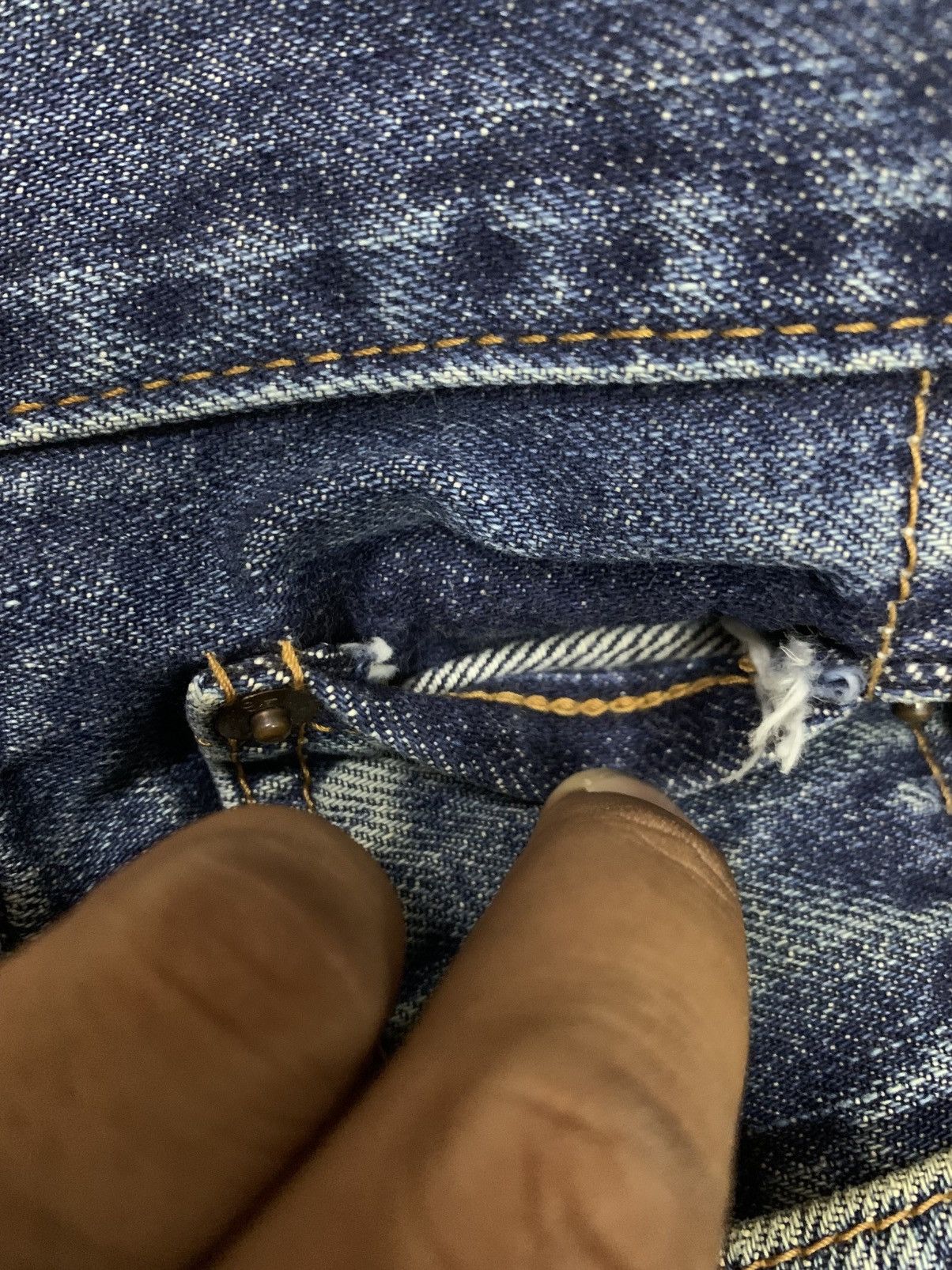Levi's Levis Big E 502 Selvedge Japan distress Denim Size US 32 / EU 48 - 15 Thumbnail