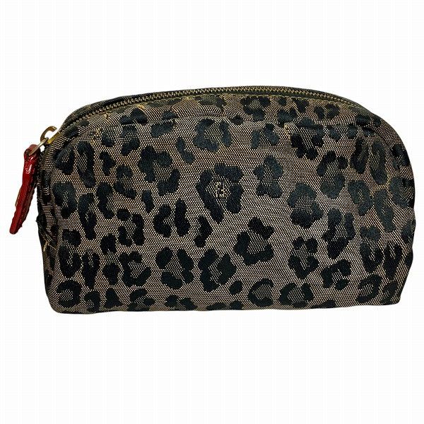 Fendi Fendi Fendi Leopard Canvas Pouch Canvas Other Size ONE SIZE - 1 Thumbnail