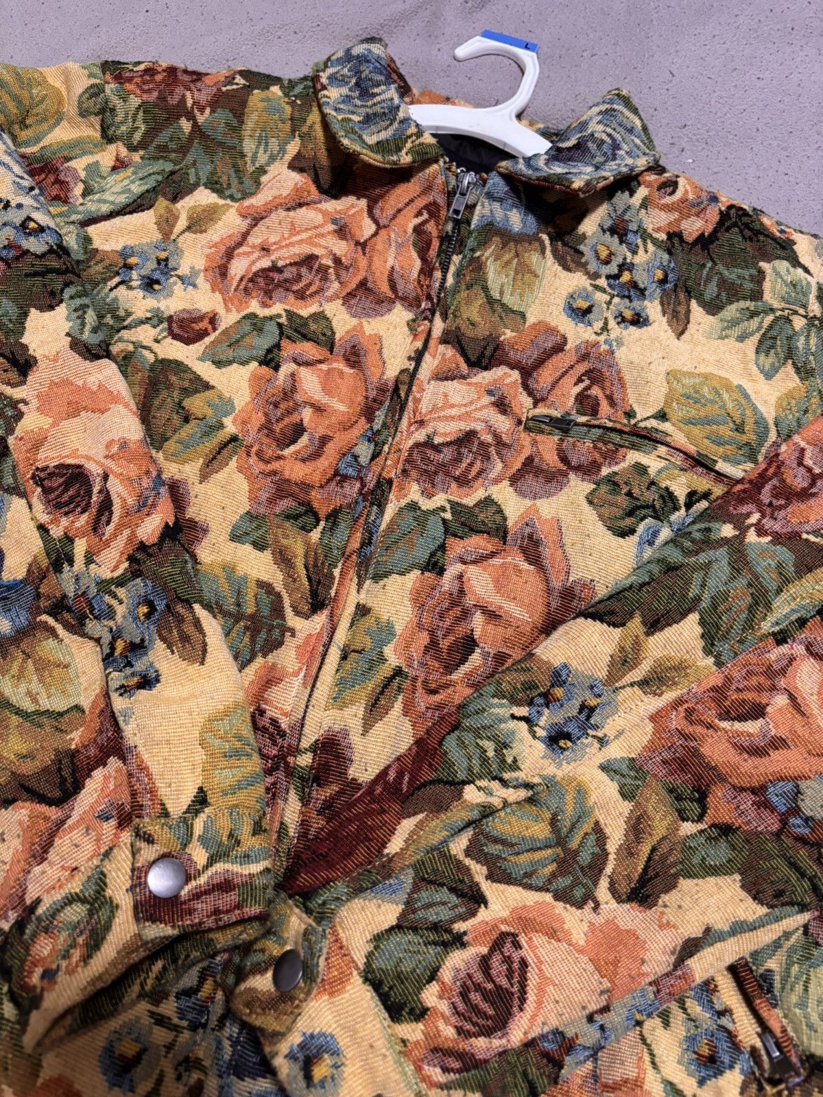 Pacsun Floral Tapestry Bomber Jacket Size US M / EU 48-50 / 2 - 2 Thumbnail