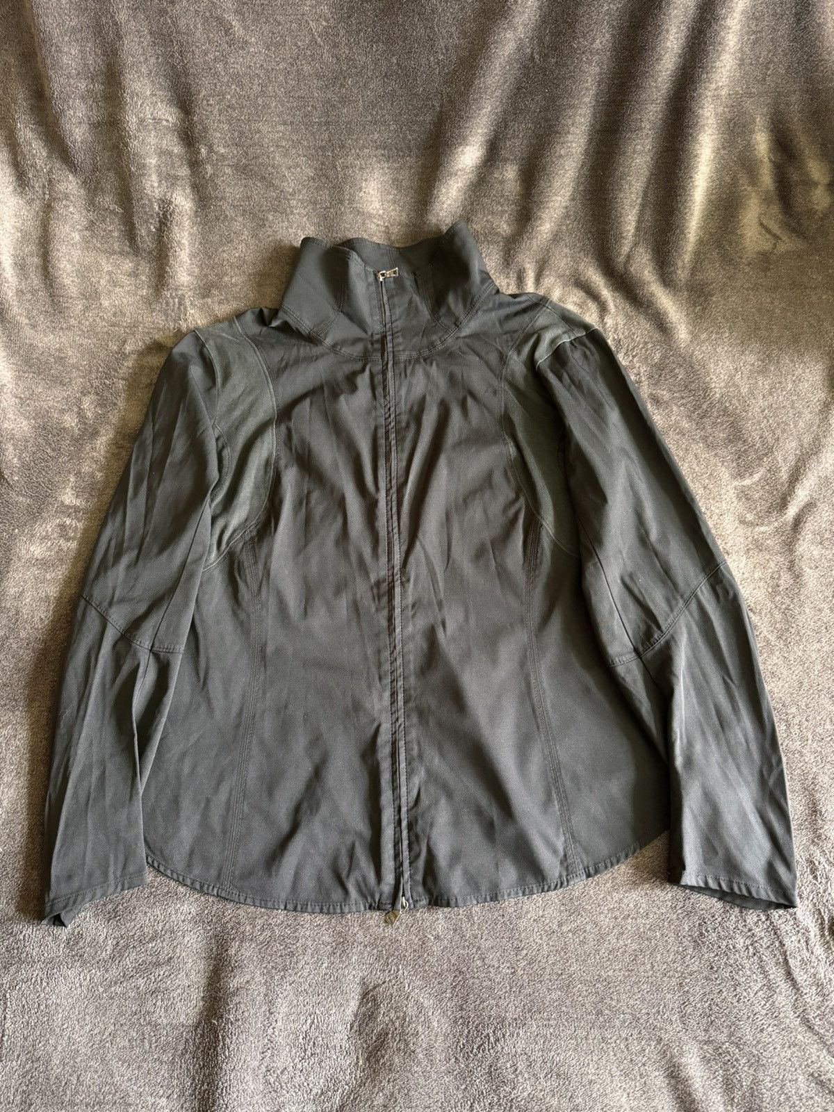 image of Prada Black Nylon Woman's Jacket, Women's (Size Large)