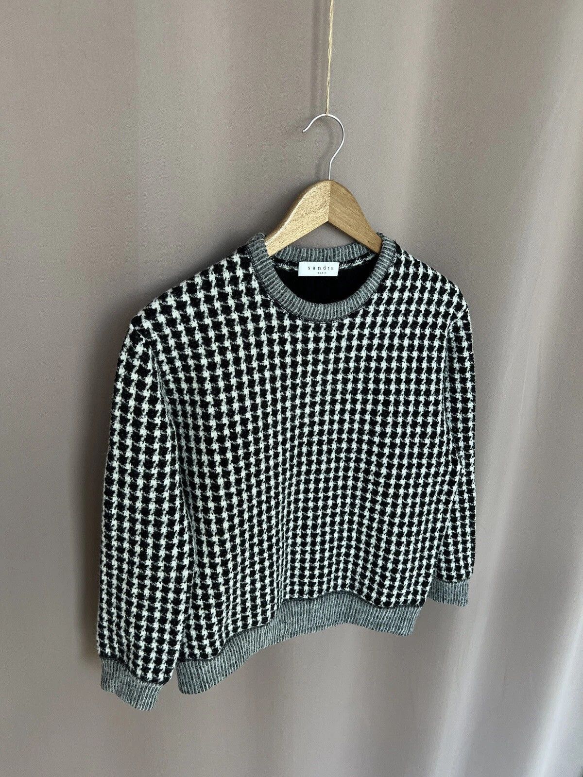 Sandro Sandro Wool Sweater Womens Size 2 or M Crew Neck Jumper Size M / US 6-8 / IT 42-44 - 5 Thumbnail